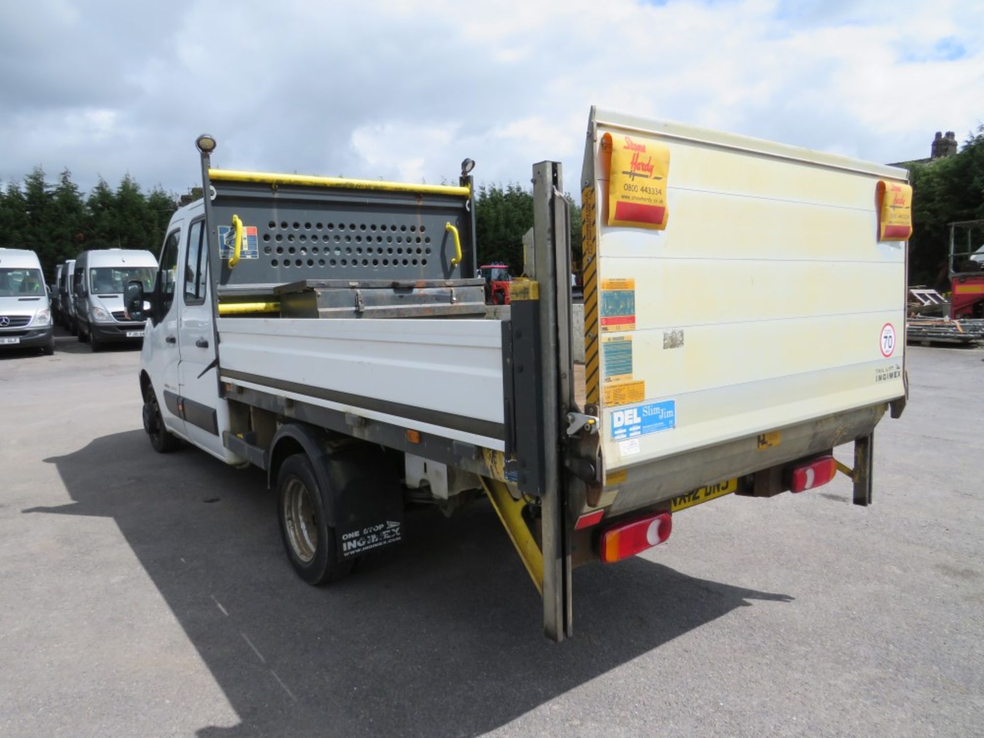 12 reg RENAULT MASTER ML35 DCI DRW DROPSIDE, 1ST REG 07/12, TEST 01/21, 186555M WARRANTED, V5 - Image 3 of 5