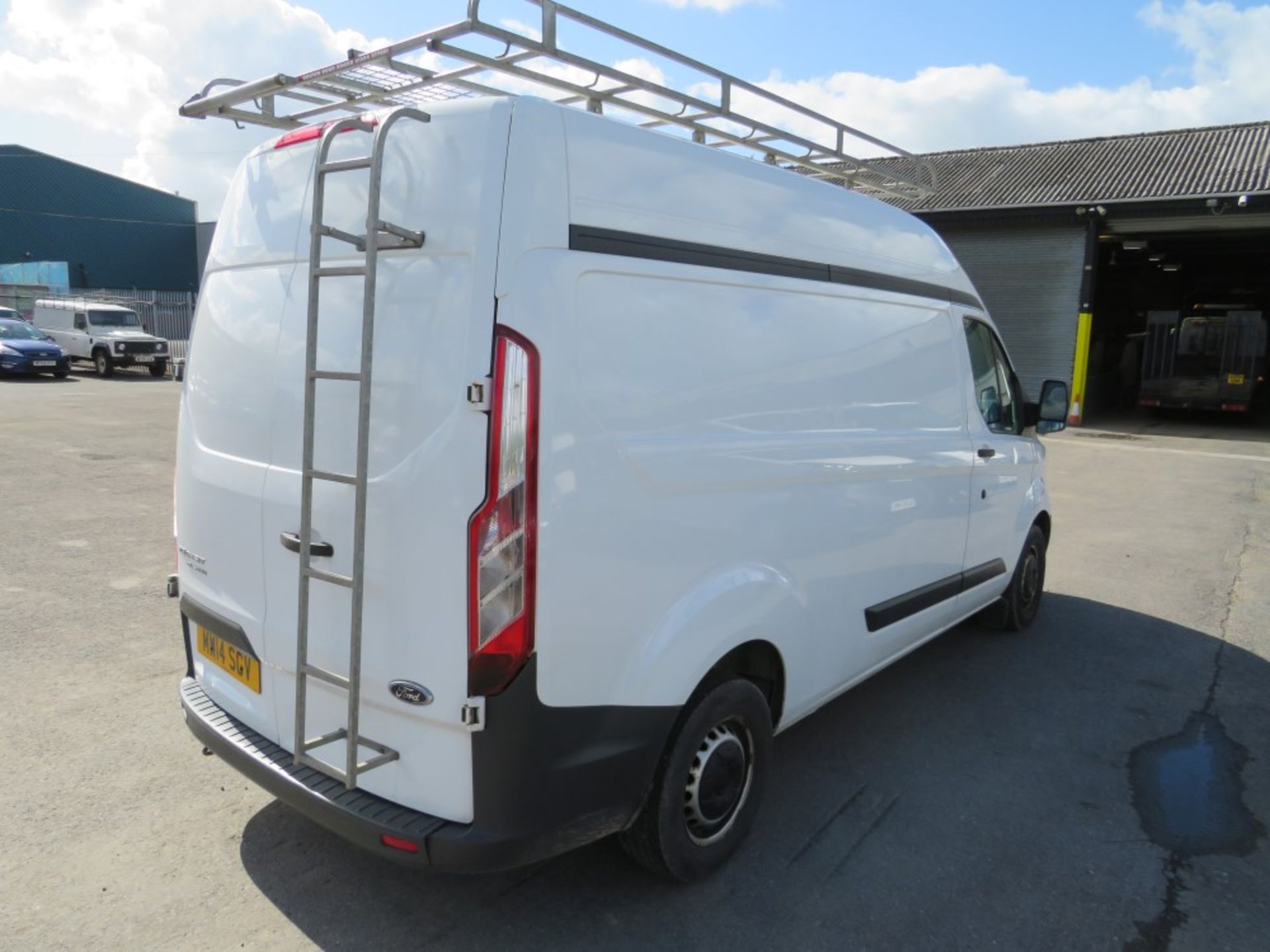 14 reg FORD TRANSIT CUSTOM 310 ECO-TECH EURO 5, LWB, 1ST REG 08/14, TEST 08/21, 110034M WARRANTED, - Image 4 of 6