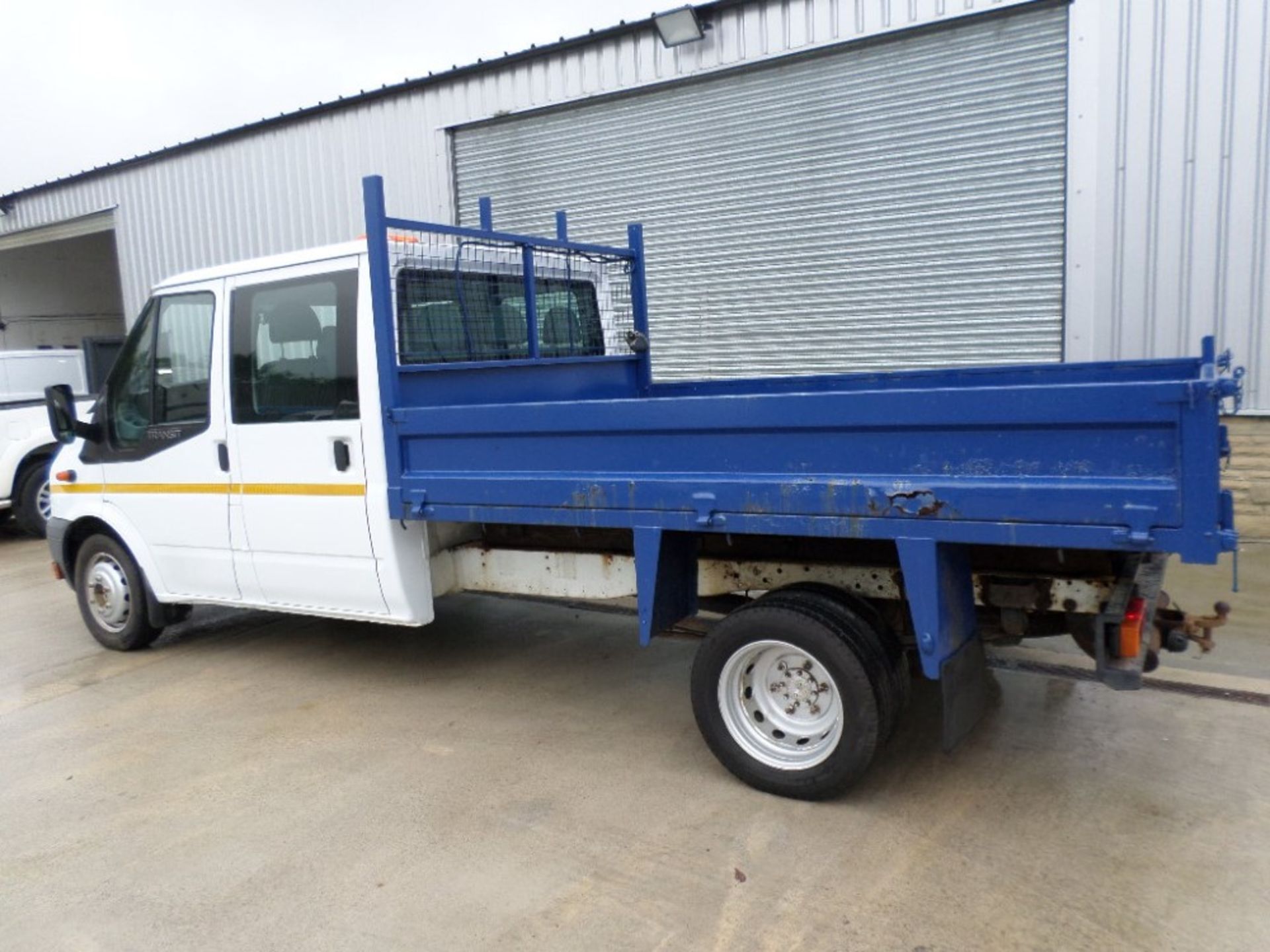 62 reg FORD TRANSIT 100 T350 TDCI LWB D/CAB TIPPER (LOCATION SHEFFIELD) 1ST REG 10/12, 111006M, V5 - Image 3 of 7