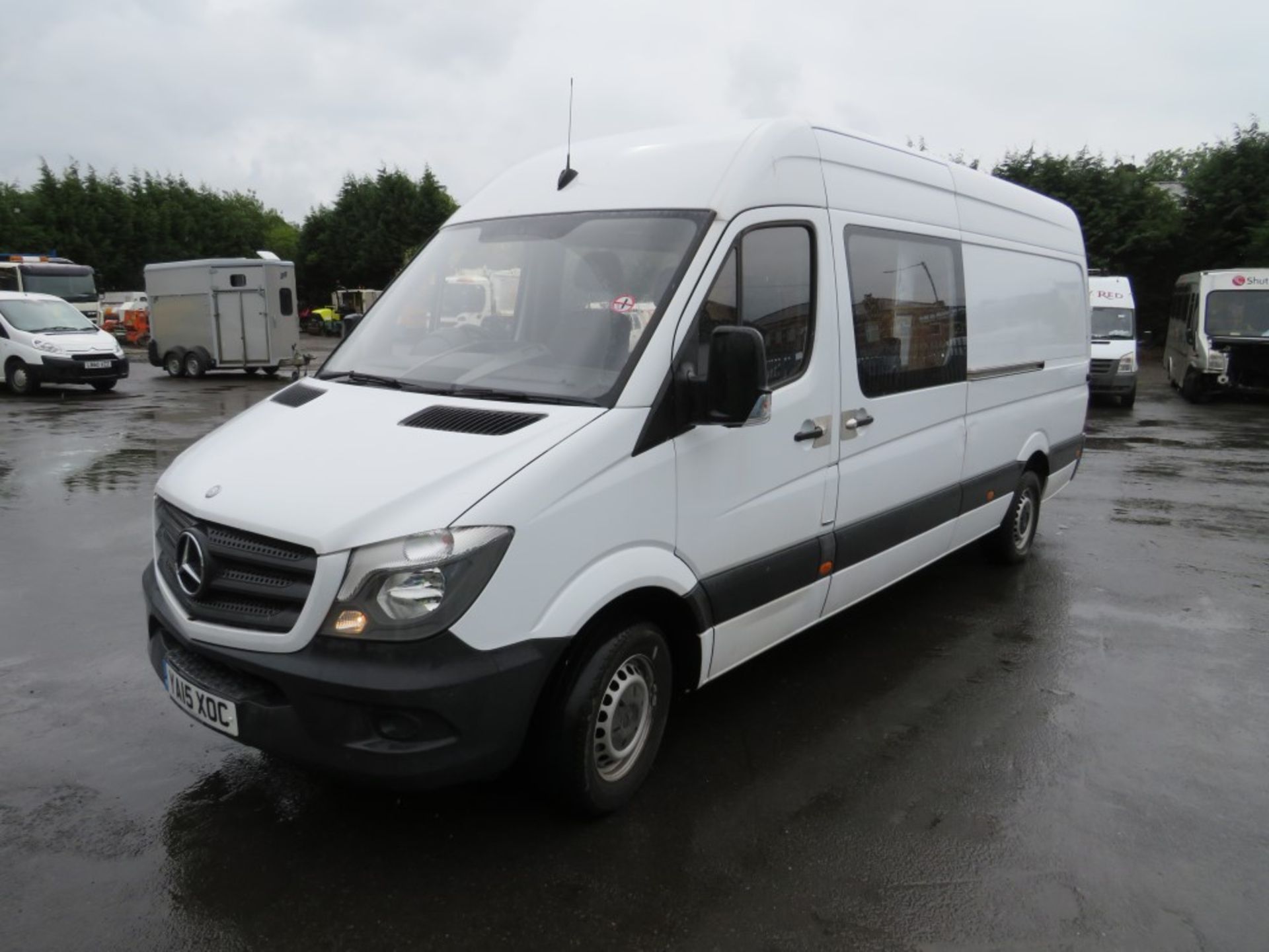 15 reg MERCEDES SPRINTER 313 CREW VAN, 1ST REG 07/15, TEST 07/20, 140996M, V5 HERE, 1 OWNER FROM NEW - Image 2 of 7