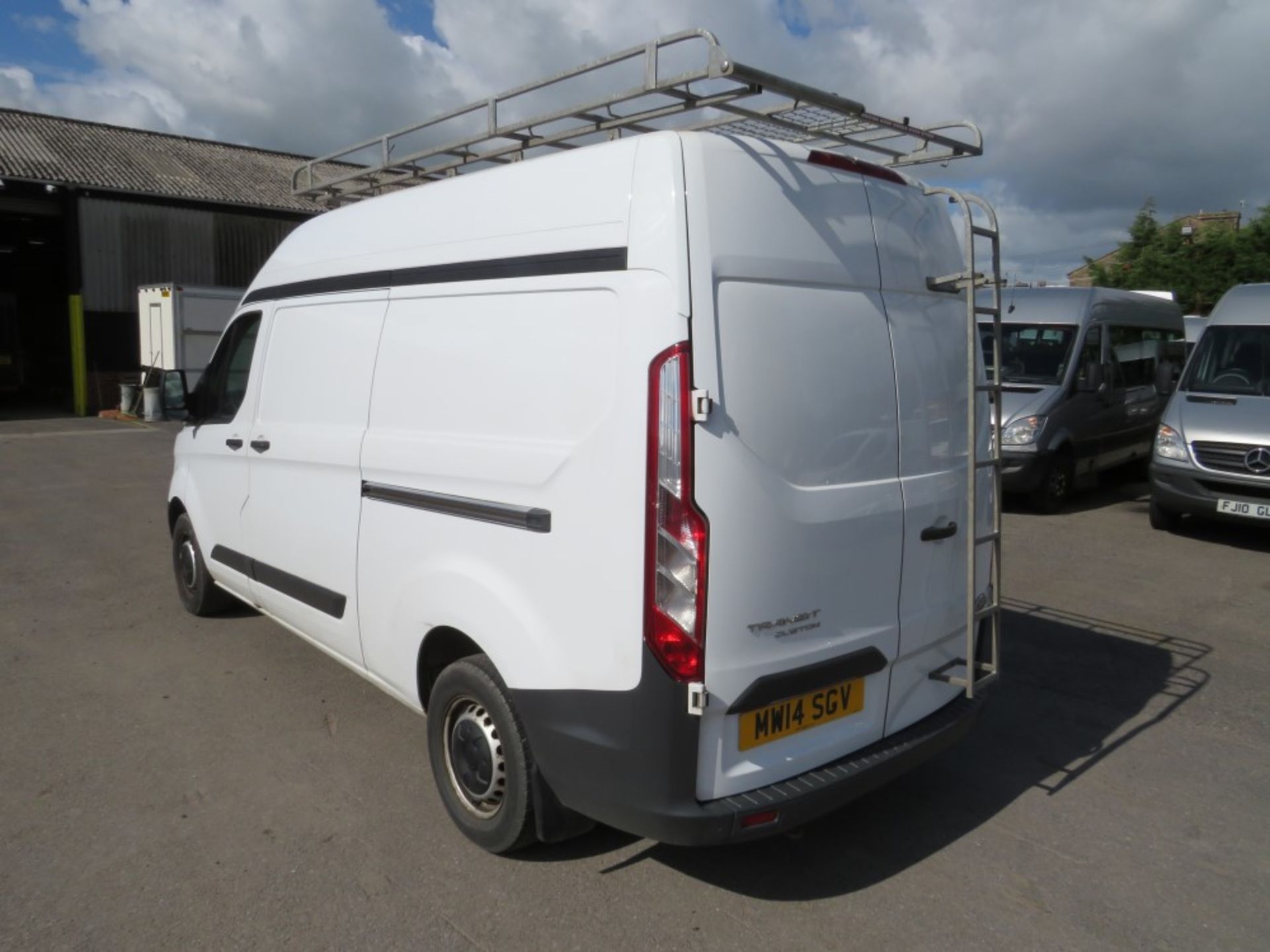 14 reg FORD TRANSIT CUSTOM 310 ECO-TECH EURO 5, LWB, 1ST REG 08/14, TEST 08/21, 110034M WARRANTED, - Image 3 of 6