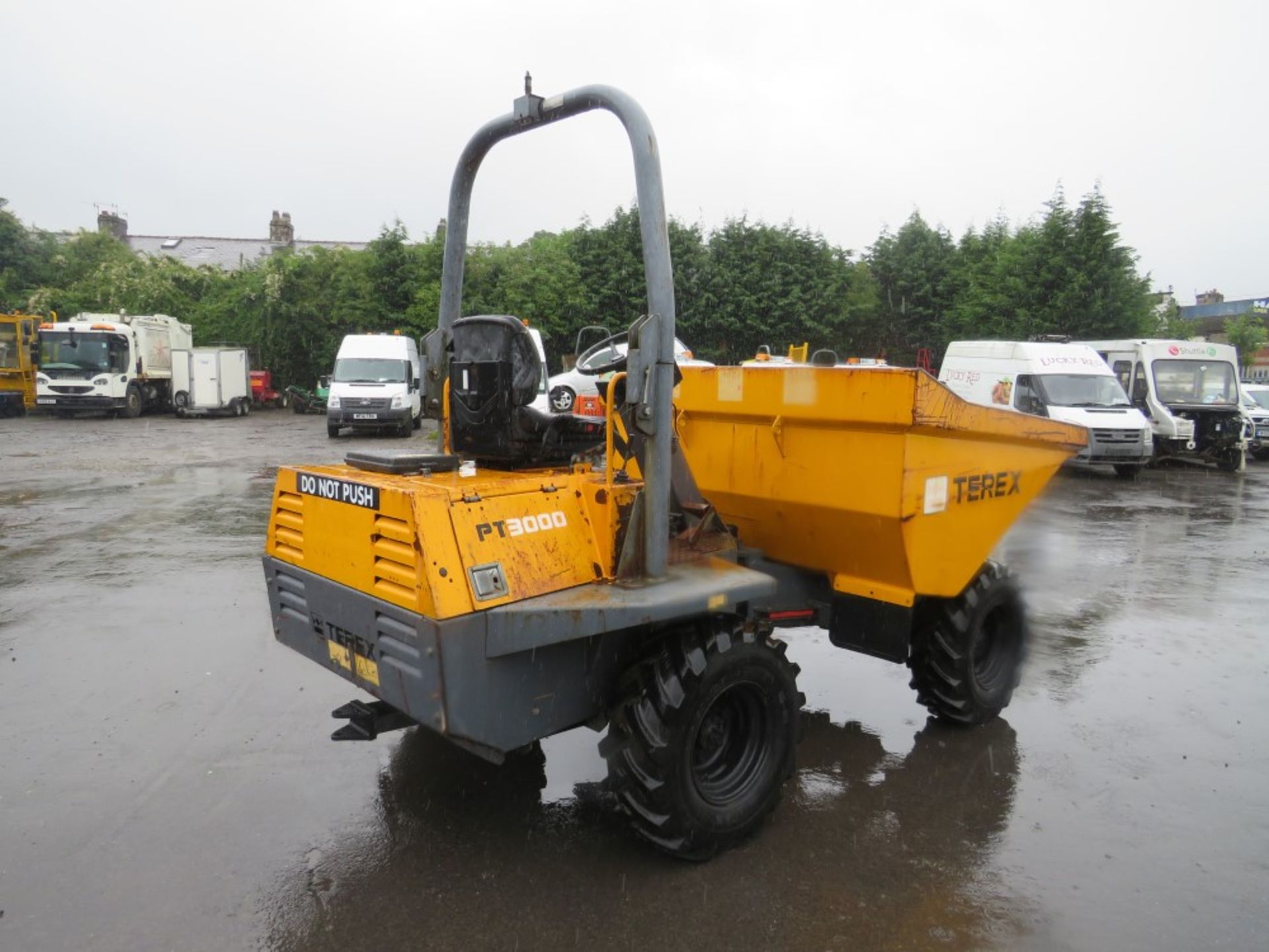 2008 BENFORD TEREX PT3000 3 TON DUMPER, 1482 HOURS NOT WARRANTED [NO VAT] - Image 4 of 5