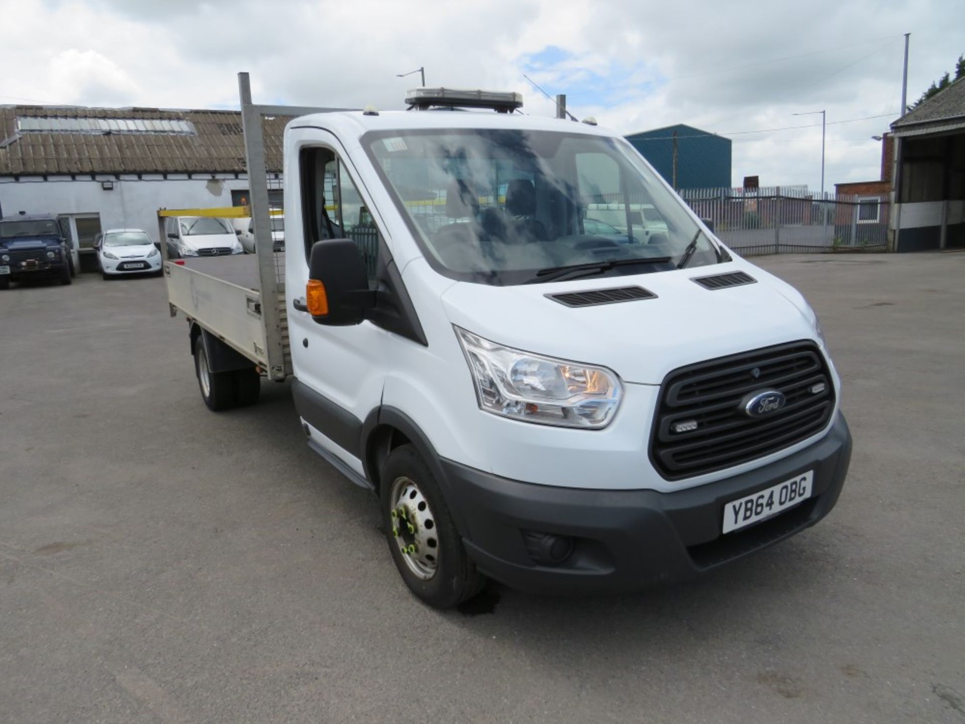 64 reg FORD TRANSIT 350 ALLOY DROPSIDE A/C, 1ST REG 12/14, TEST 08/20, 102080M WARRANTED, V5 HERE, 1