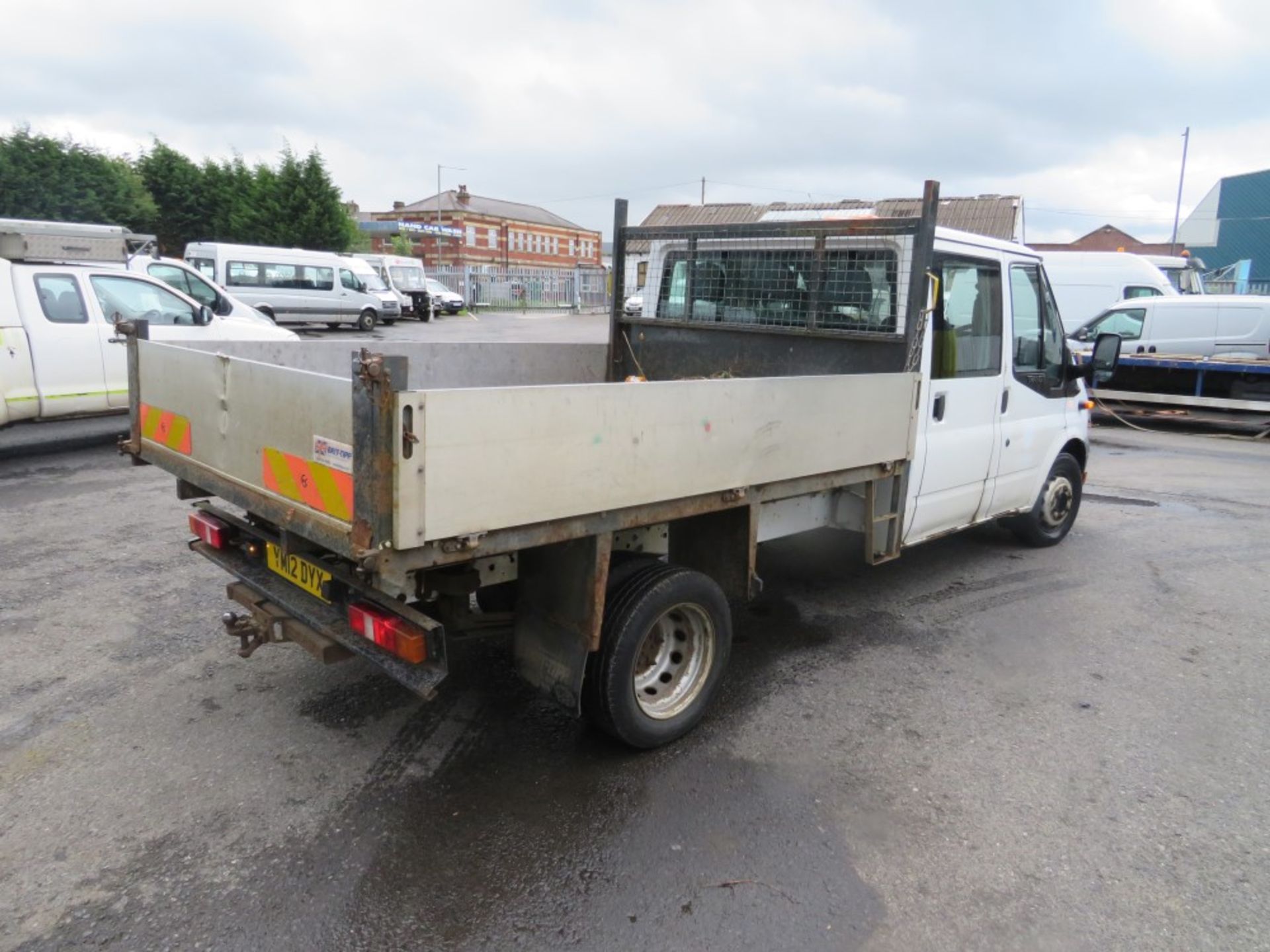 12 reg FORD TRANSIT 100 T350 RWD TIPPER (DIRECT COUNCIL) 1ST REG 08/12, TEST 08/12, 57285M [+ VAT] - Image 4 of 6