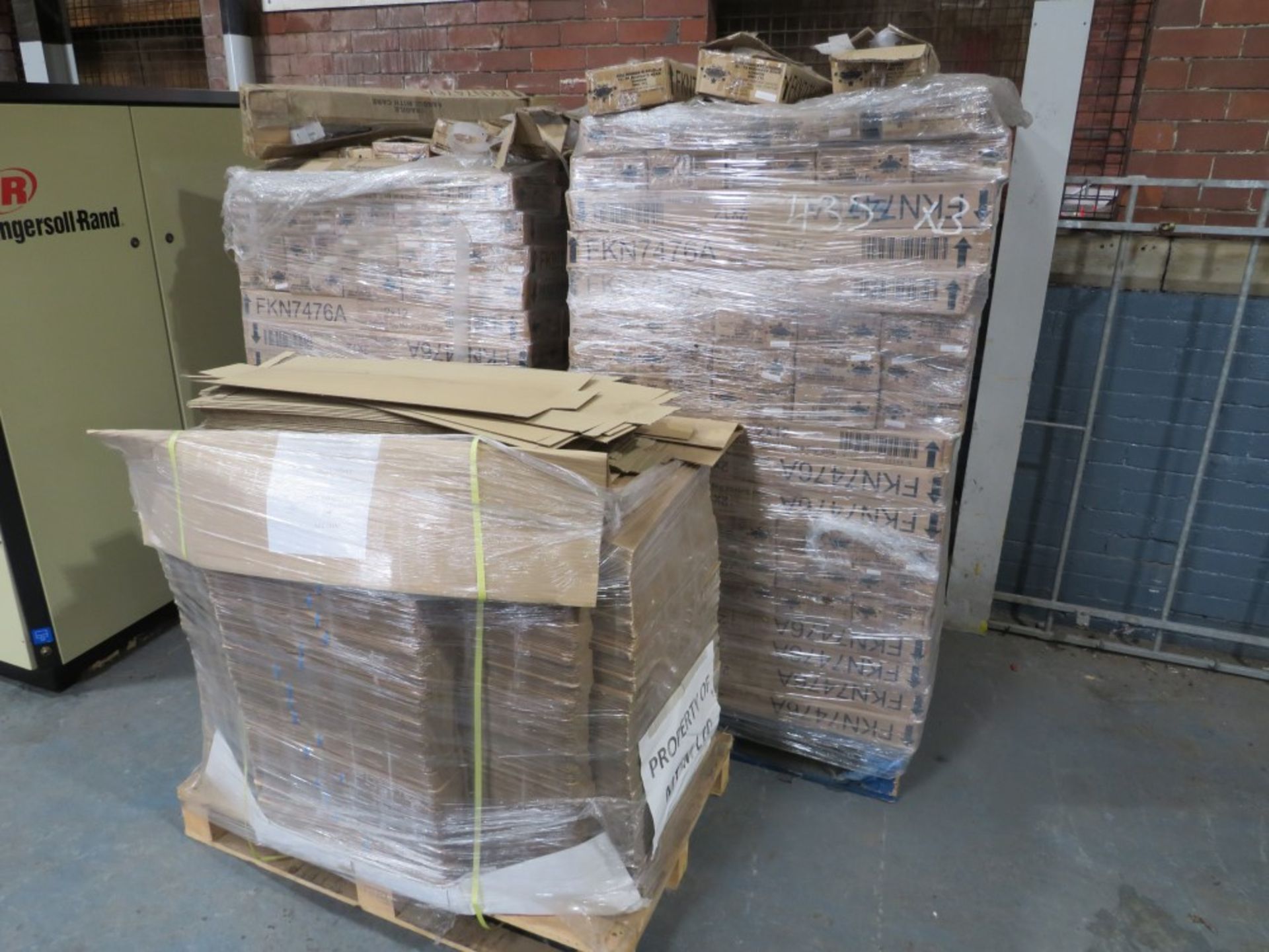 3 PALLETS OF DISPLAY PACKAGING [NO VAT]