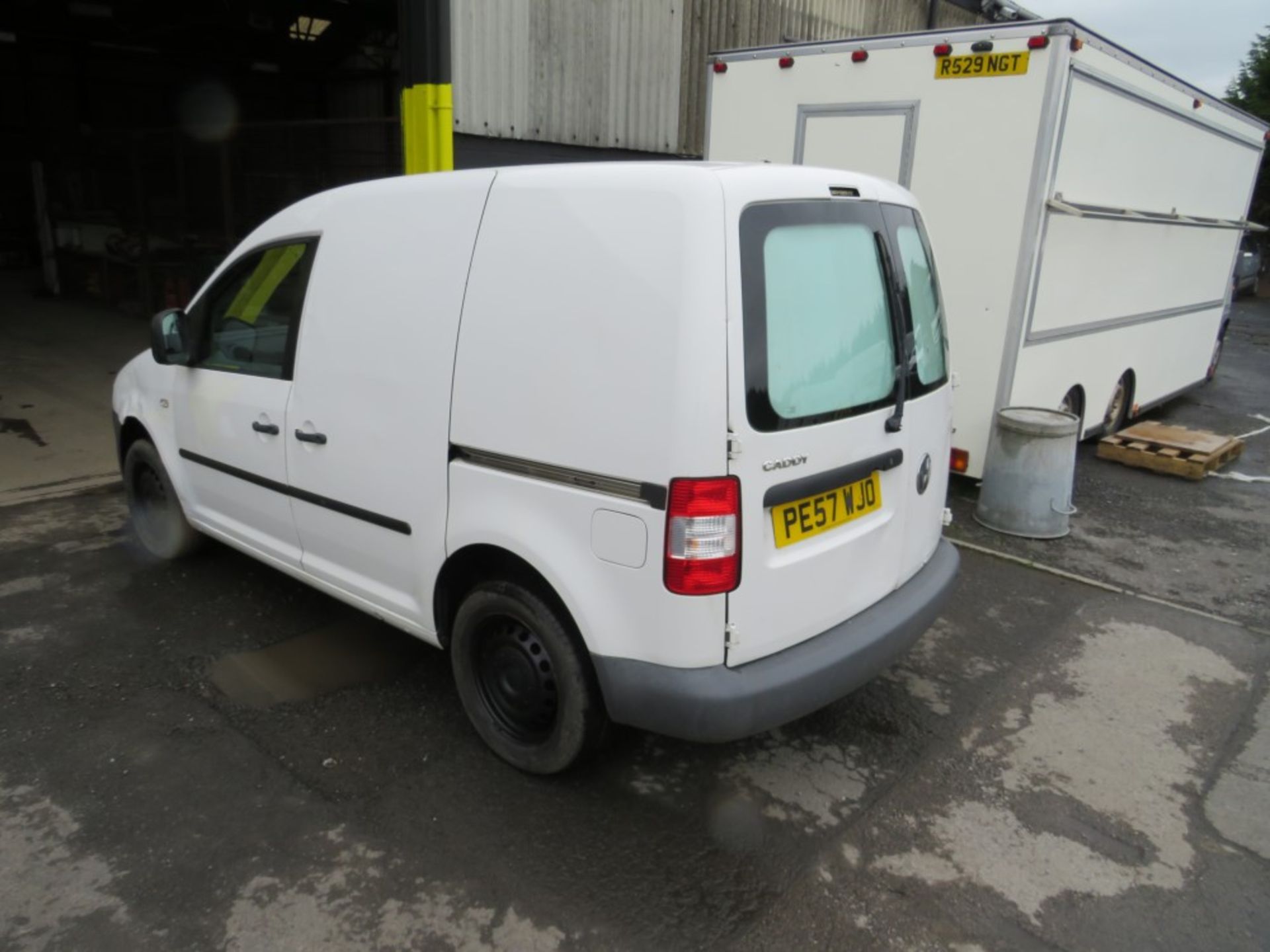 57 reg VW CADDY 69PS SDI, 1ST REG 09/07, TEST 07/21, 162590M, V5 HERE, 1 FORMER KEEPER [NO VAT] - Image 3 of 5