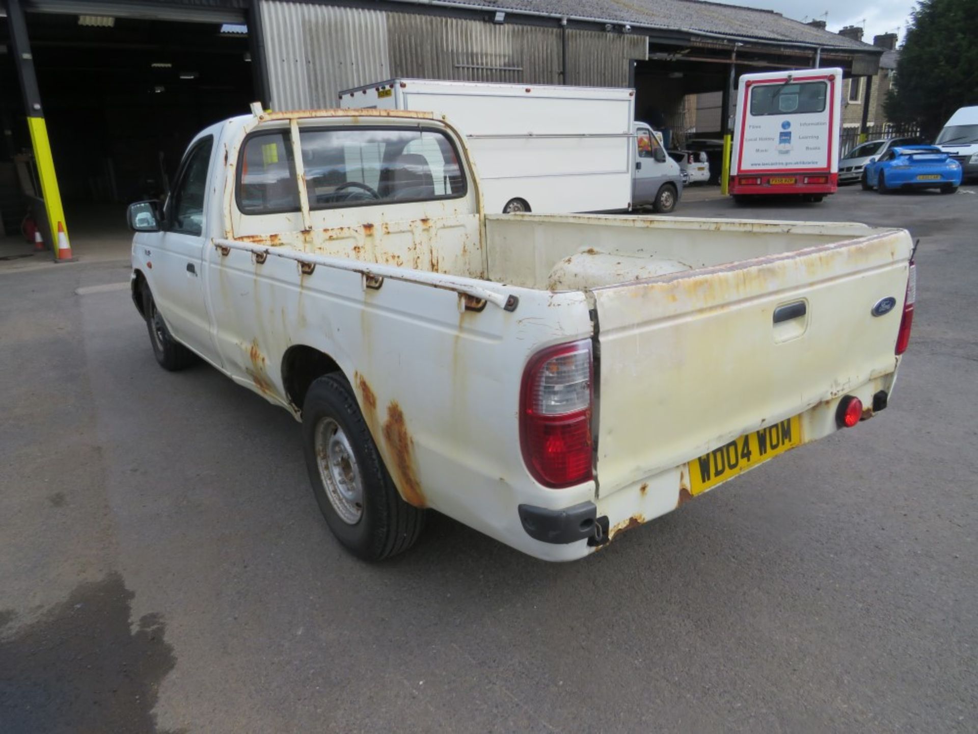 04 reg FORD RANGER 2WD DIESEL PICKUP, 1ST REG 08/04, TEST 08/20, 101304M WARRANTED, V5 HERE [+ VAT] - Image 3 of 5