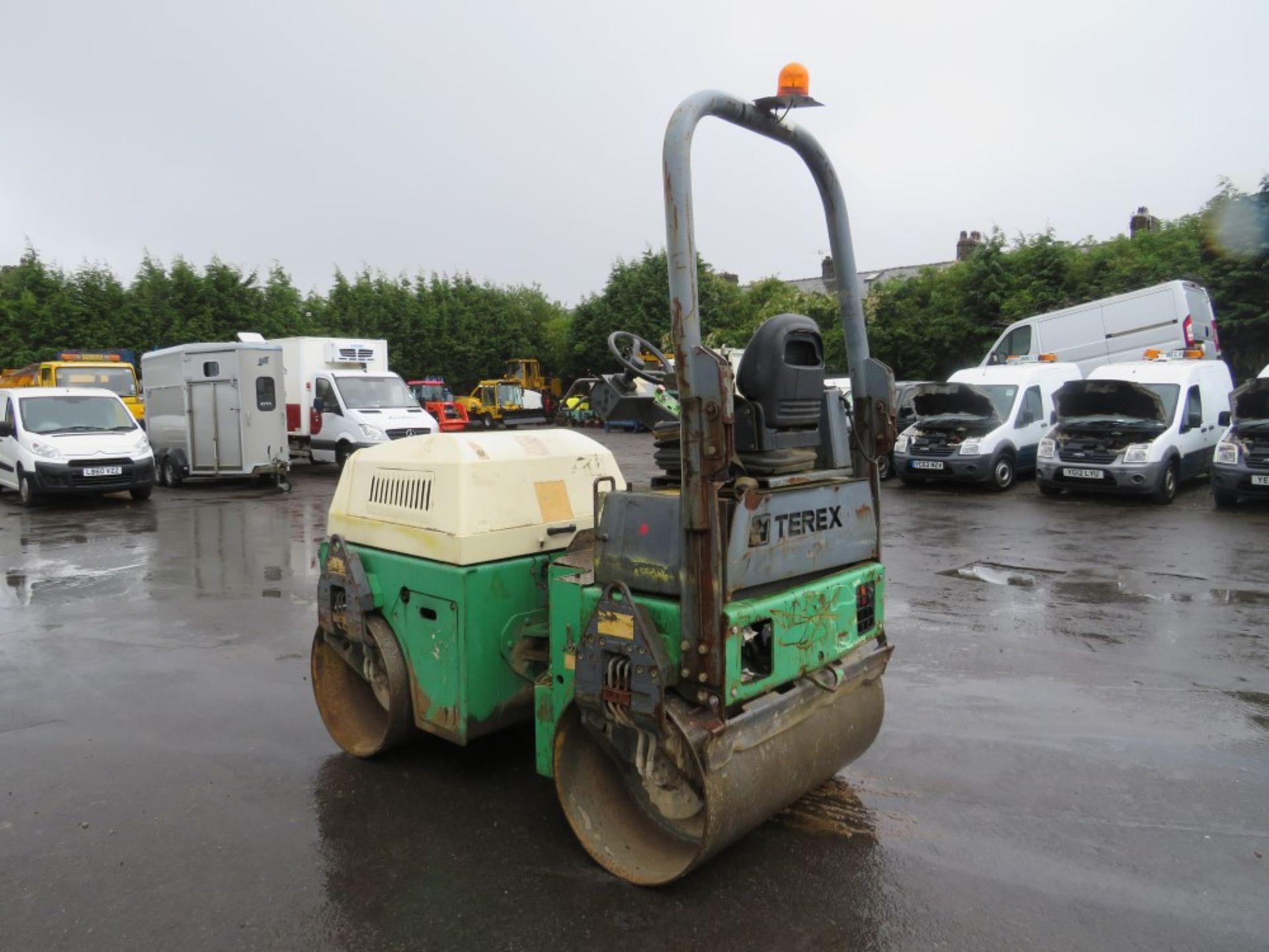 TEREX 130 TWIN DRUM ROLLER, 2072 HOURS NOT WARRANTED [+ VAT] - Image 3 of 4