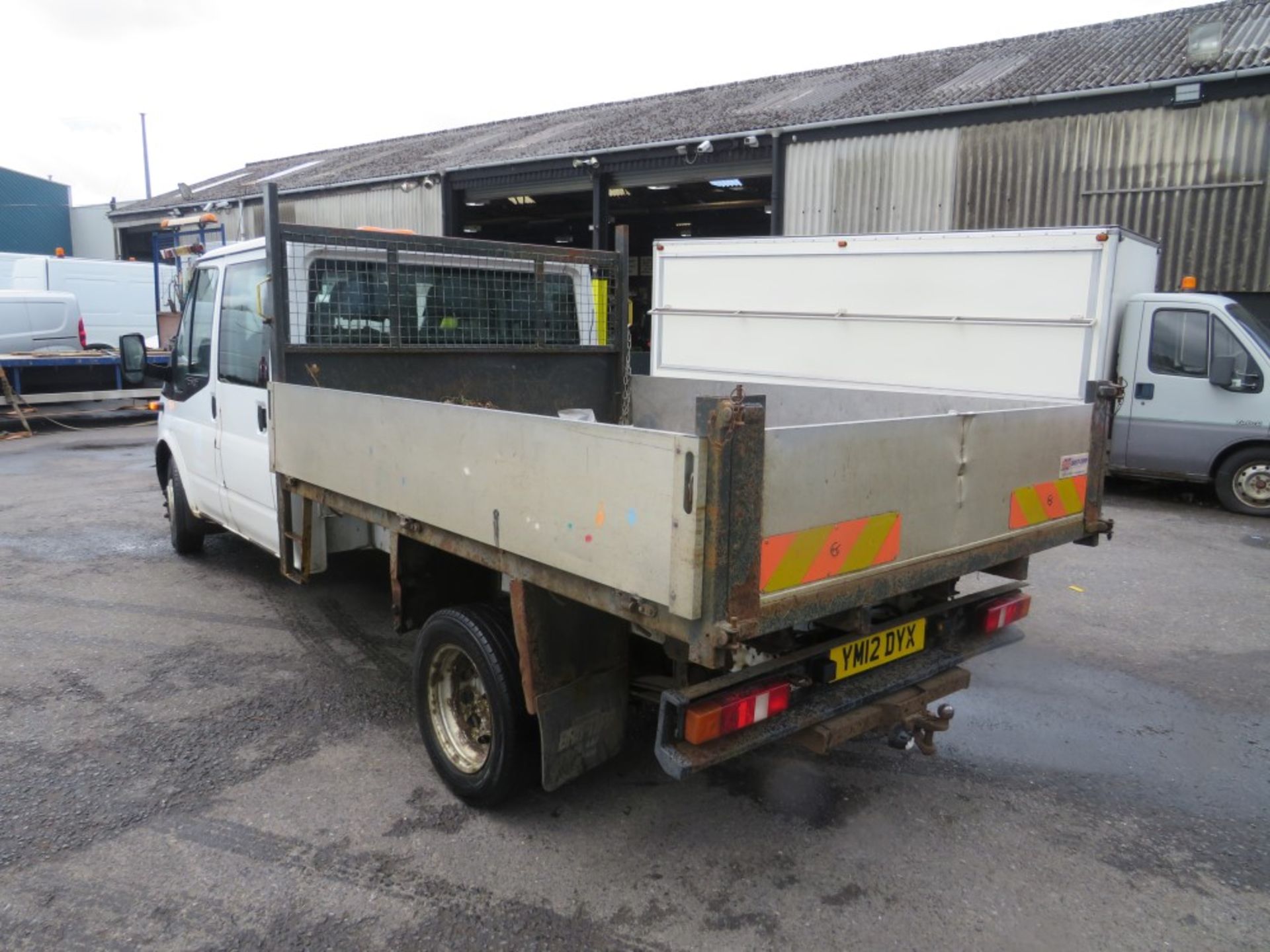 12 reg FORD TRANSIT 100 T350 RWD TIPPER (DIRECT COUNCIL) 1ST REG 08/12, TEST 08/12, 57285M [+ VAT] - Image 3 of 6