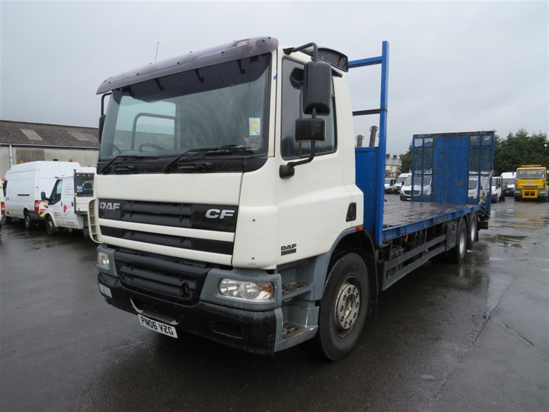 06 reg DAF FAS CF75.310 26 TON BEAVER TAIL WAGON, 1ST REG 04/06, TEST 08/20, 508779KM WARRANTED, - Image 2 of 5