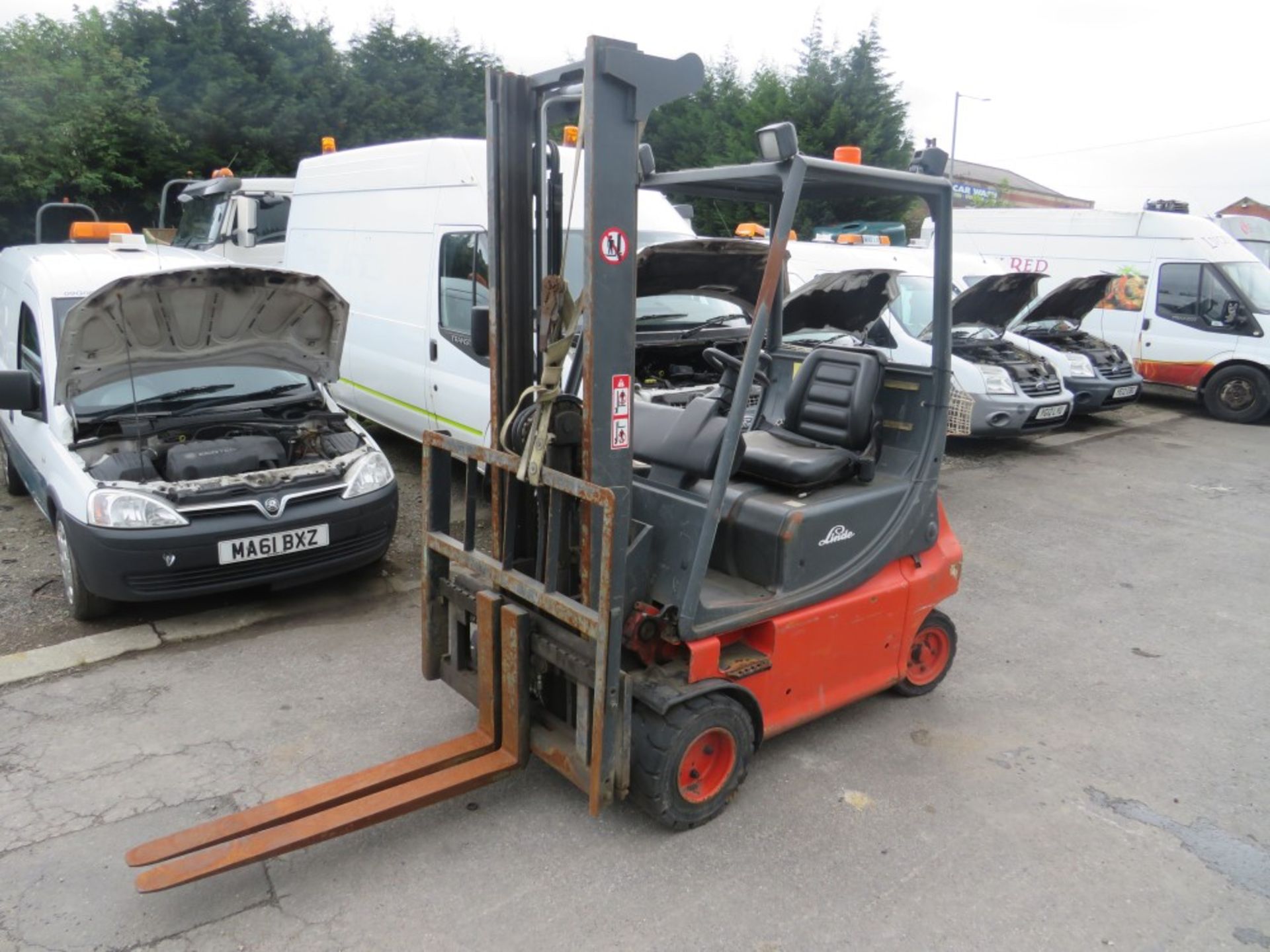 1997 LANSING LINDE E18P FORK LIFT (DIRECT ELECTRICITY NW) [+ VAT] - Image 2 of 5