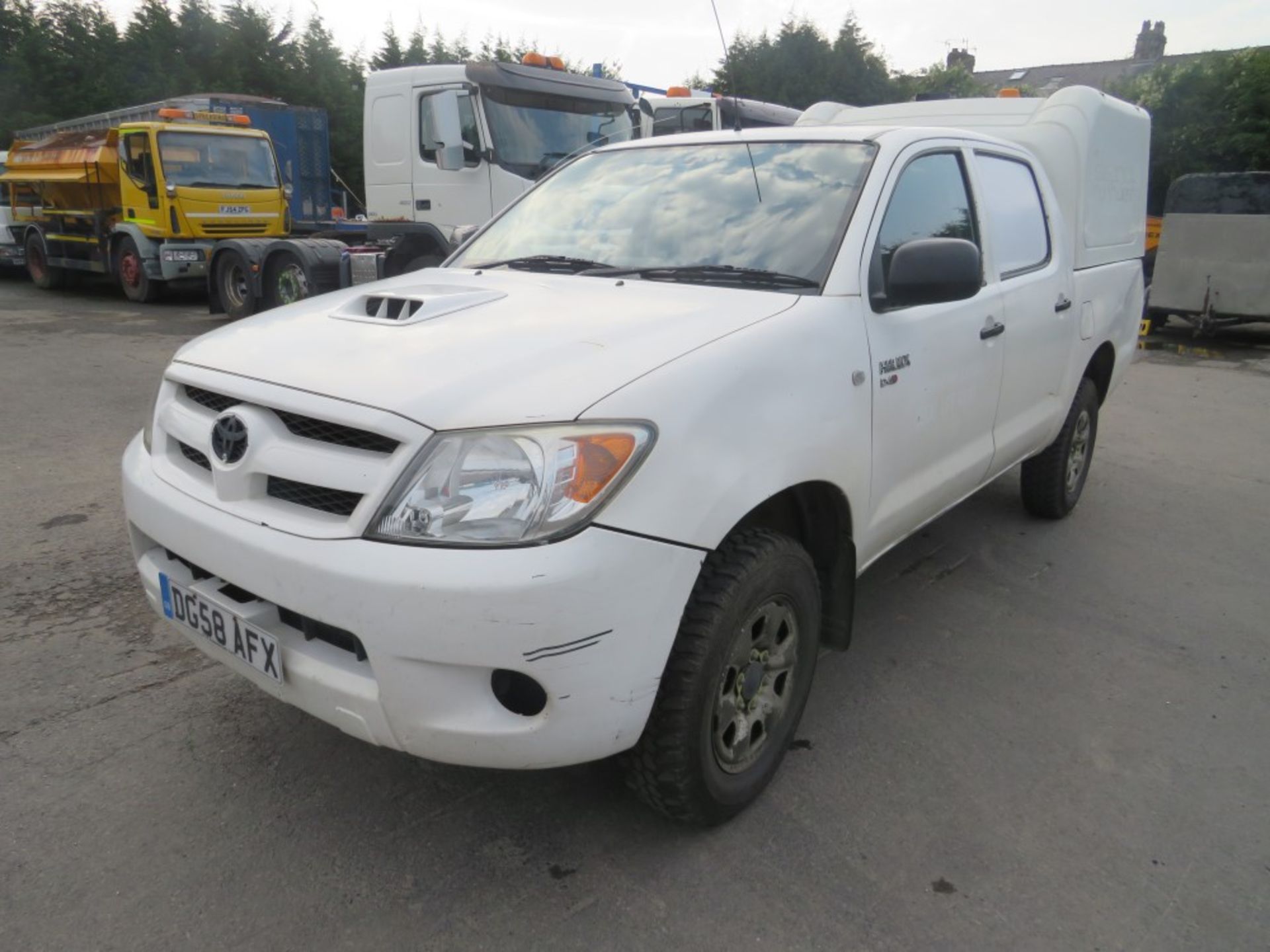 58 reg TOYOTA HILUX HL2 D-4D 4 X 4 D/C (DIRECT ELECTRICITY NW) 1ST REG 10/08, TEST 05/21, 217555M, - Image 2 of 5