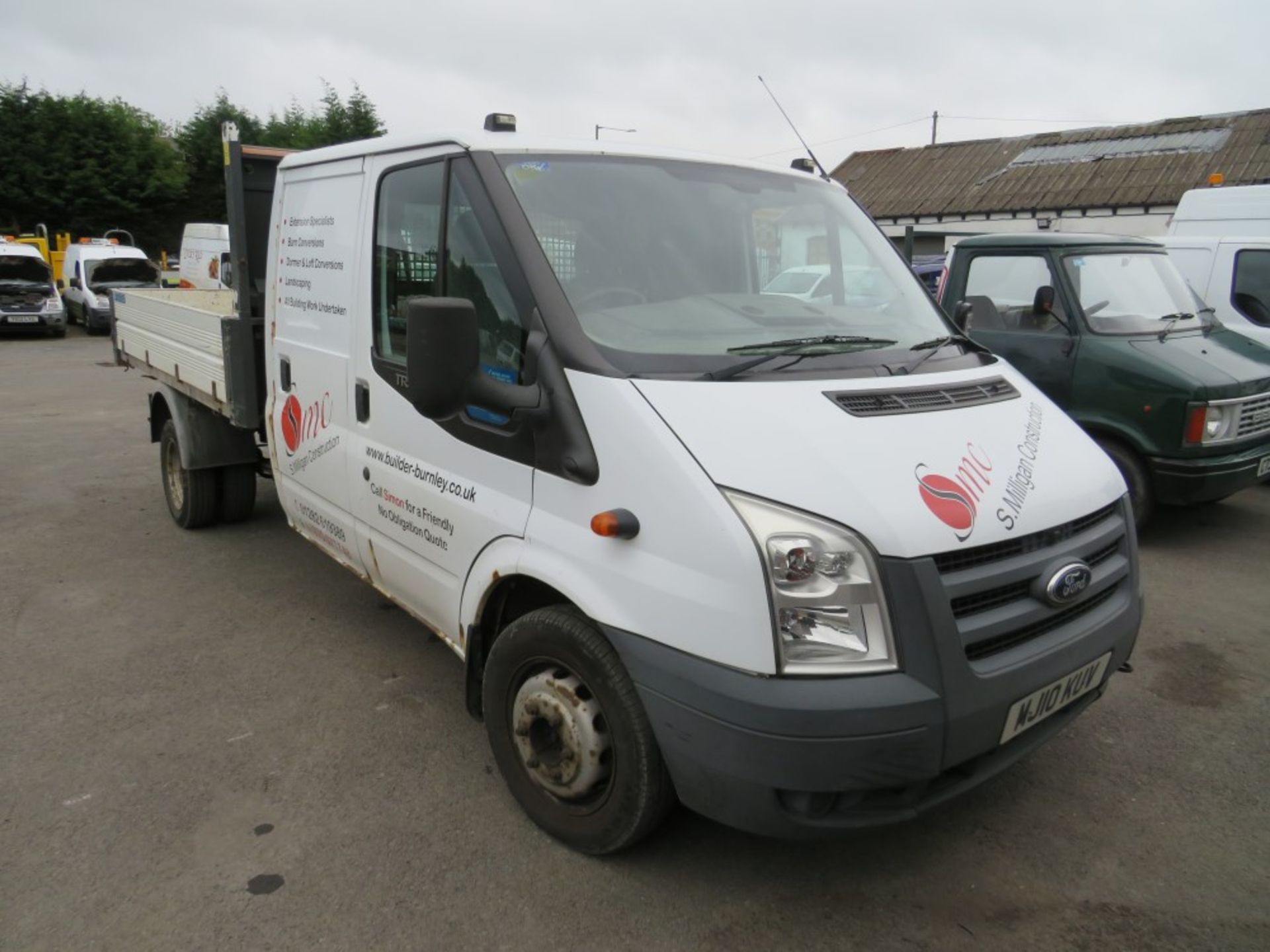 10 reg FORD TRANSIT 100 T350L D/C RWD TIPPER, 1ST REG 06/10, TEST 08/20, 71017M, V5 HERE, 1 FORMER