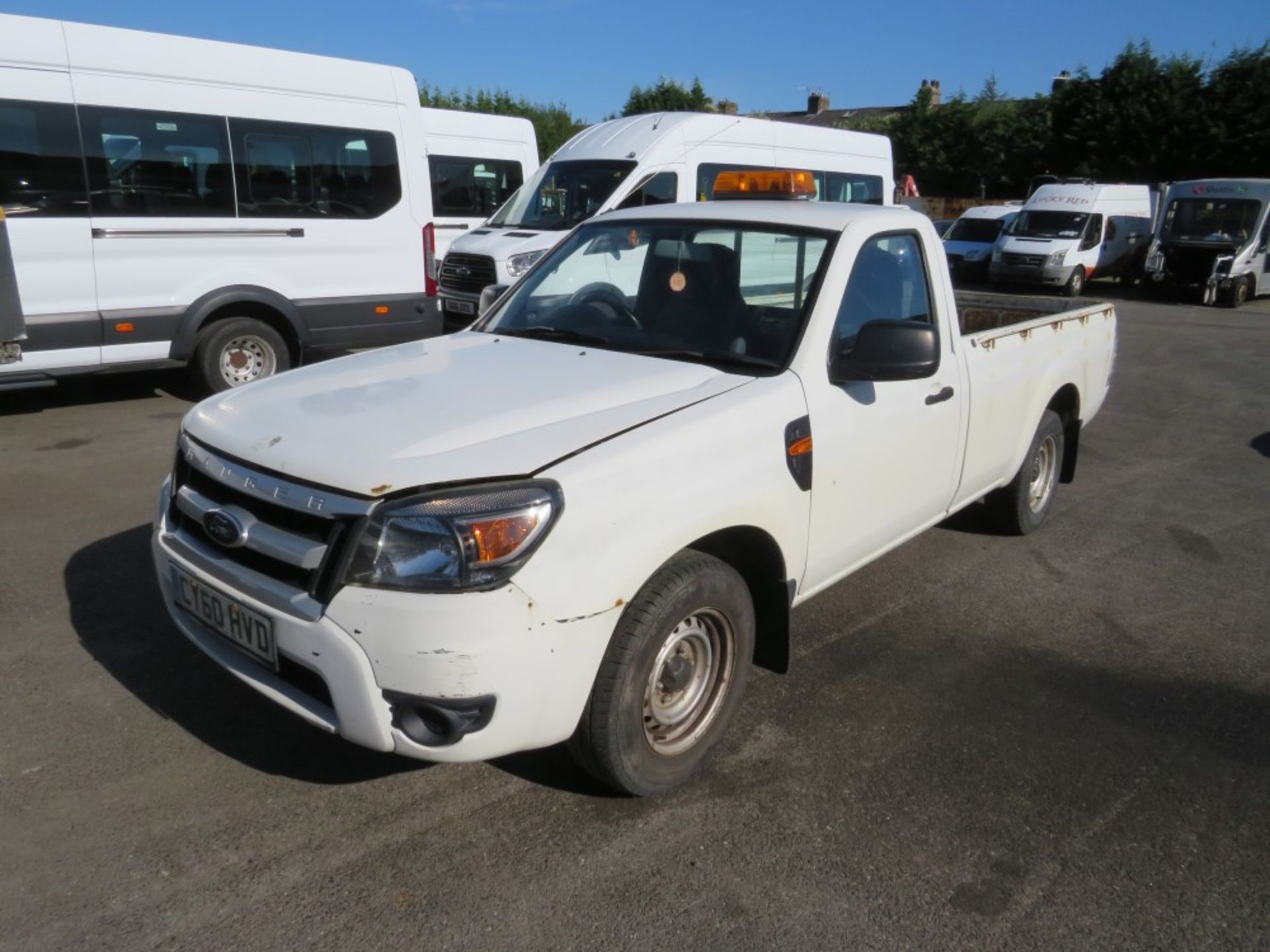 60 reg FORD RANGER XL 4 X 2 TDCI PICKUP (DIRECT COUNCIL) 1ST REG 01/11, TEST 01/21, 61782M - Image 2 of 5