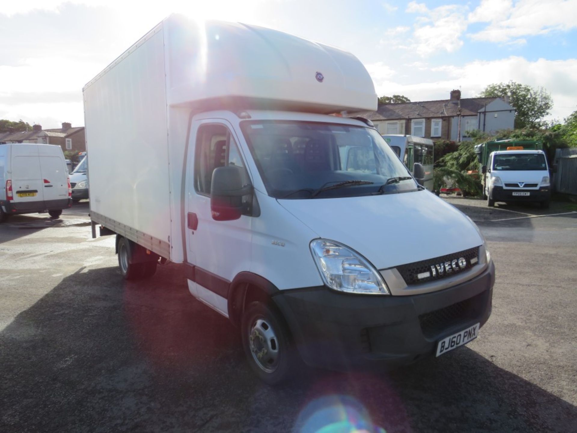 60 reg IVECO 35C13 LWB LUTON BOX VAN C/W TAIL LIFT, 1ST REG 10/10, TEST 09/21, 124124M WARRANTED, V5