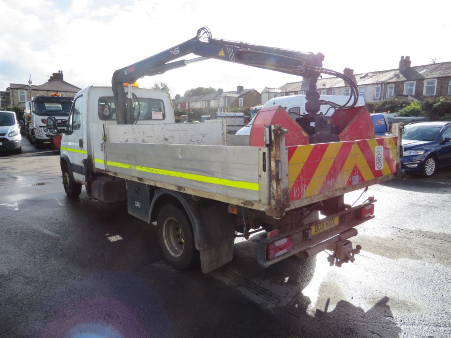 11 reg IVECO DAILY 70C18 TIPPER C/W HIAB CRANE & GRAB (DIRECT COUNCIL) 1ST REG 05/11, TEST 10/20, - Image 3 of 5