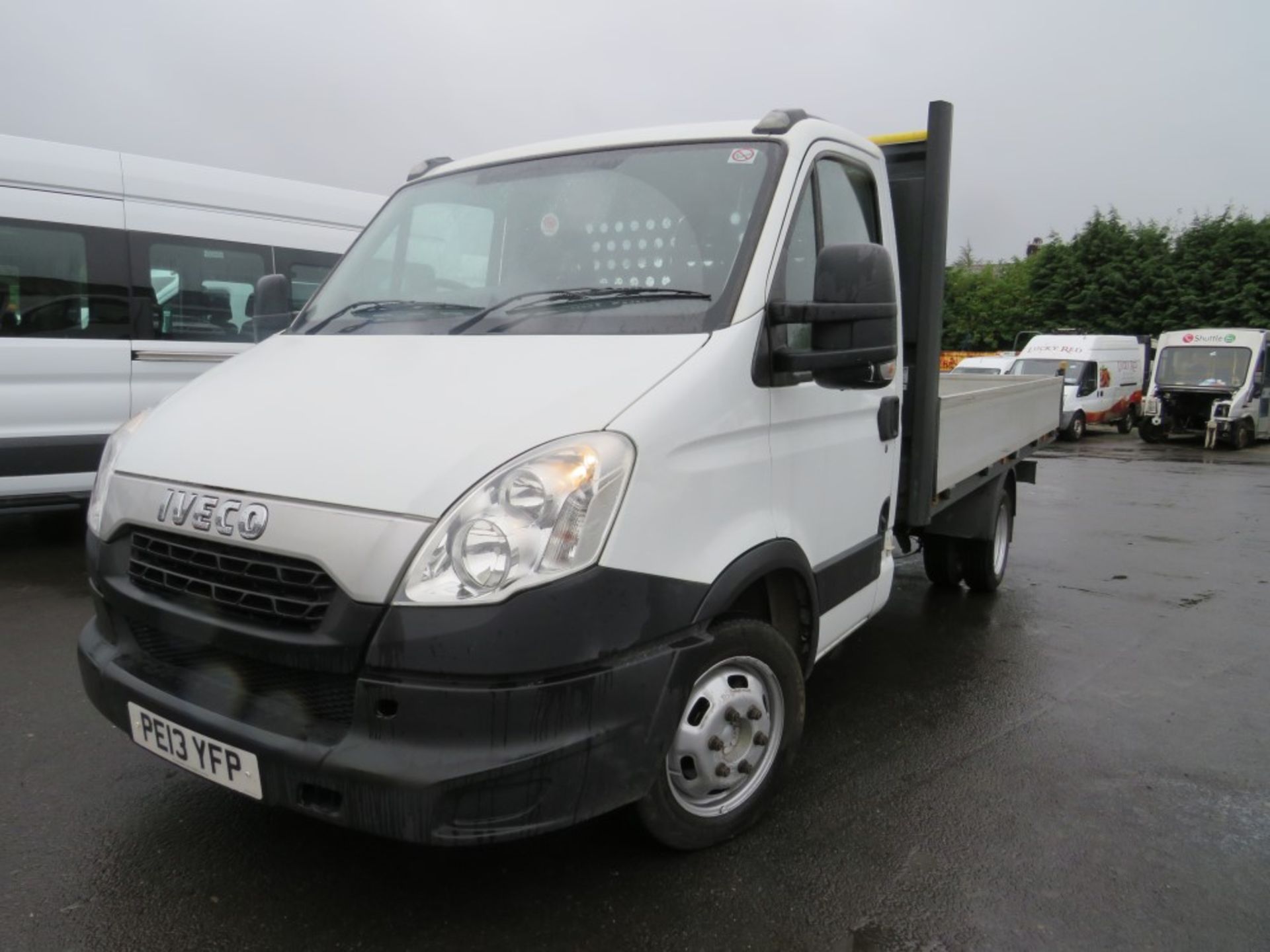 13 reg IVECO DAILY 35C13 LWB DROPSIDE, 1ST REG 05/13, TEST 04/21, 115246M WARRANTED, V5 HERE, 1 - Image 2 of 5