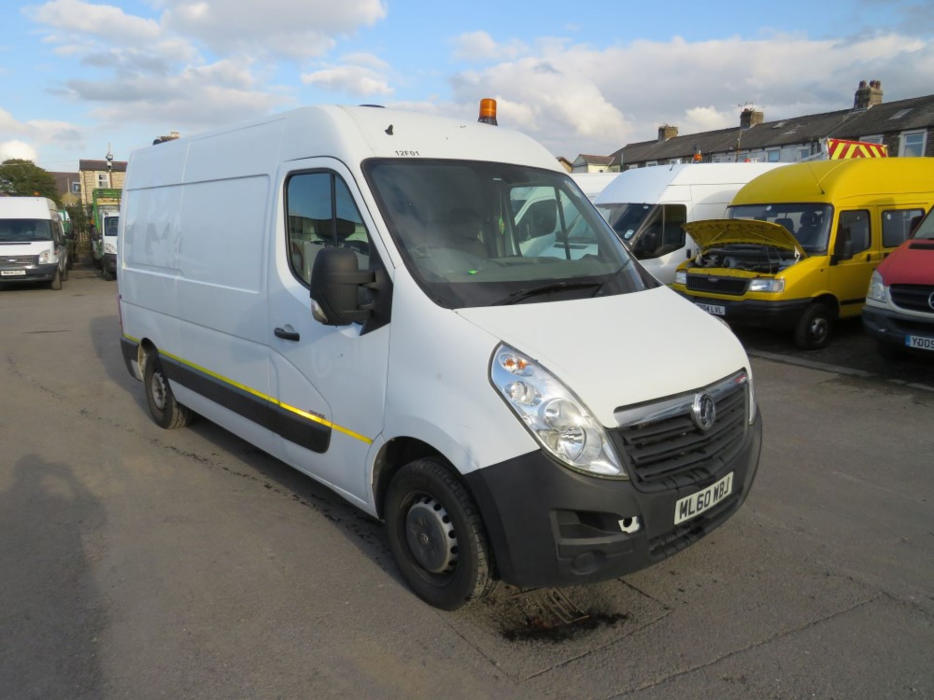 60 reg VAUXHALL MOVANO F3500 L2H2 CDTI 100 (DIRECT UNITED UTILITIES WATER) 1ST REG 10/10, TEST 08/