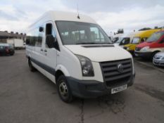 09 reg VW CRAFTER CR50 LWB MINIBUS (DIRECT COUNCIL) 1ST REG 03/09, 149168M, V5 HERE [+ VAT]