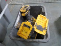 BOX OF DEWALT CORDLESS POWER TOOLS [NO VAT]