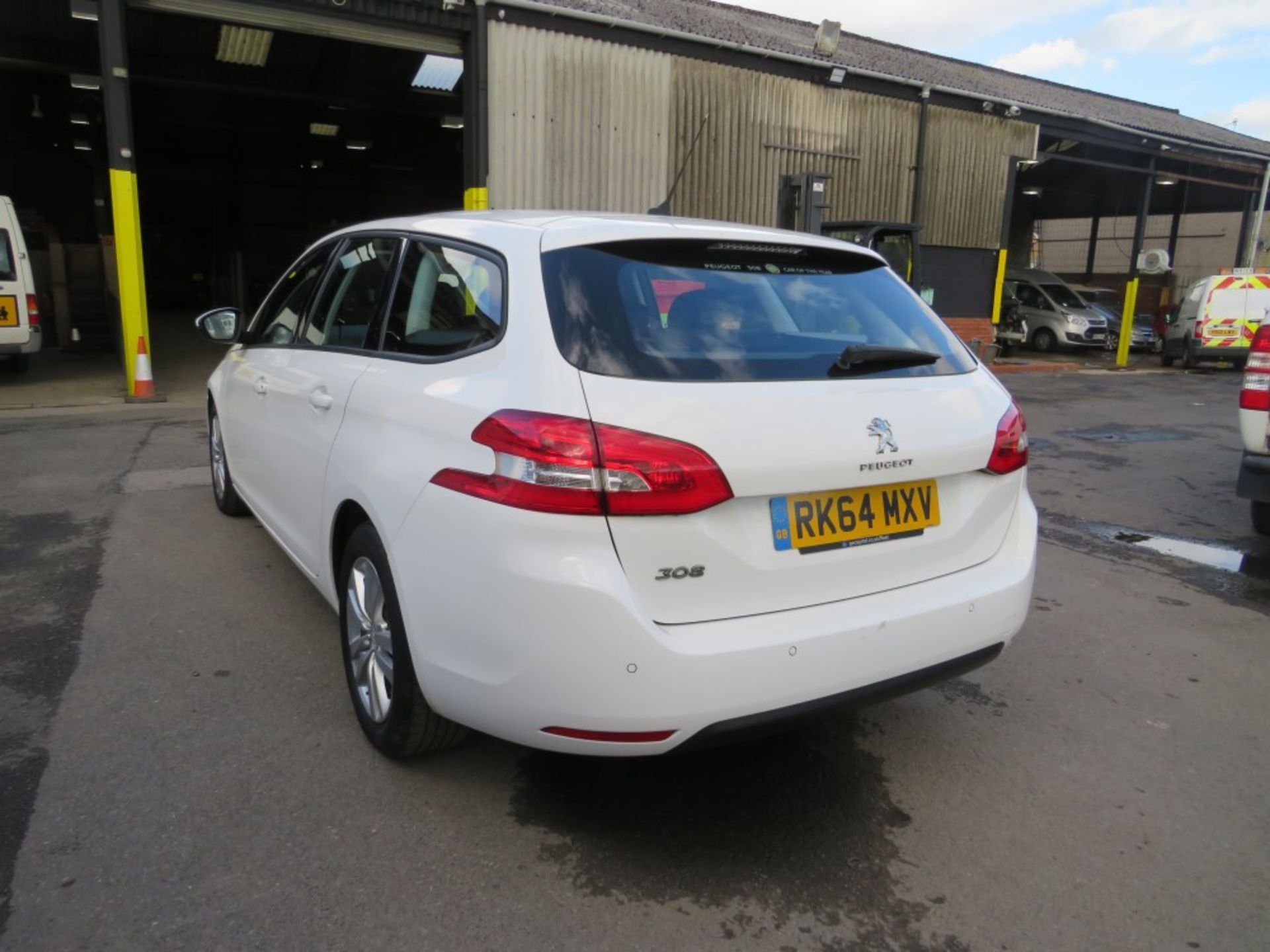 64 reg PEUGEOT 308 HDI ACTIVE ESTATE, 1ST REG 09/14, TEST 09/21, 152573M WARRANTED, V5 HERE [NO VAT] - Image 3 of 5