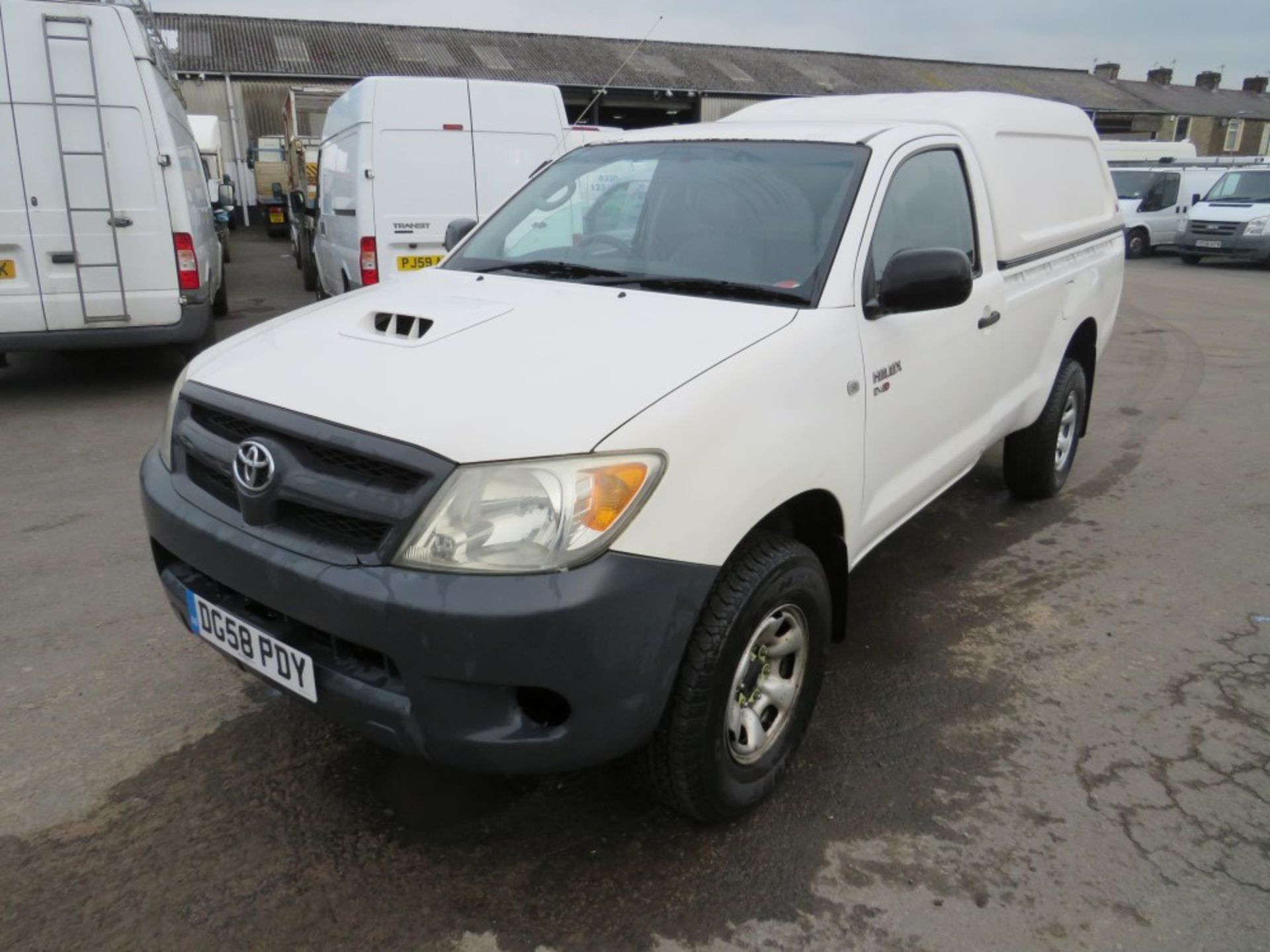 58 reg TOYOTA HILUX HL2 D-4D 4 X 4 S/C (DIRECT ELECTRICITY NW) 1ST REG 11/08, TEST 11/20, 128092M, - Image 2 of 5