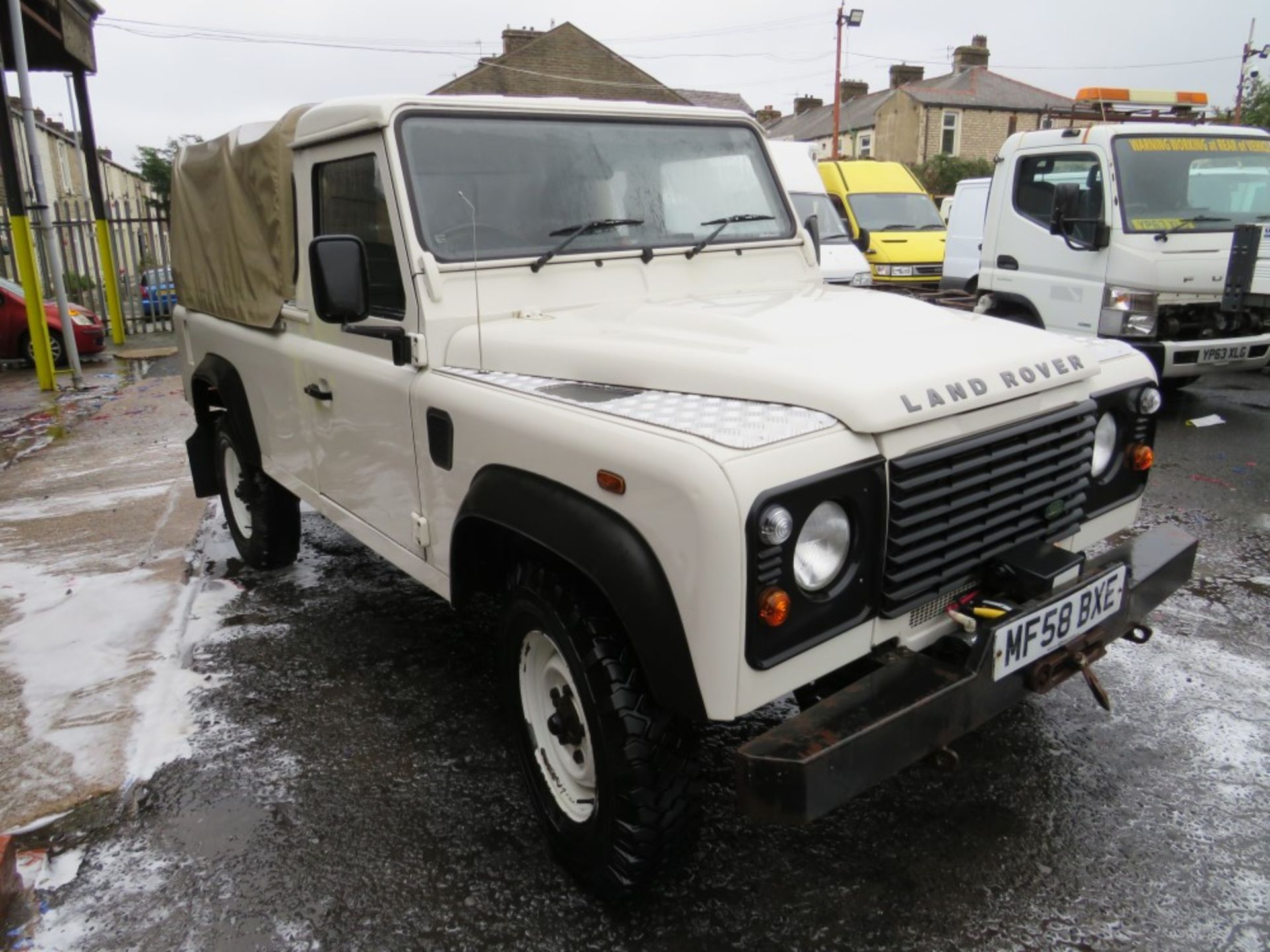 58 reg LAND ROVER DEFENDER 110 S/C PICKUP (DIRECT COUNCIL) 1ST REG 10/08, 67183M [+ VAT]