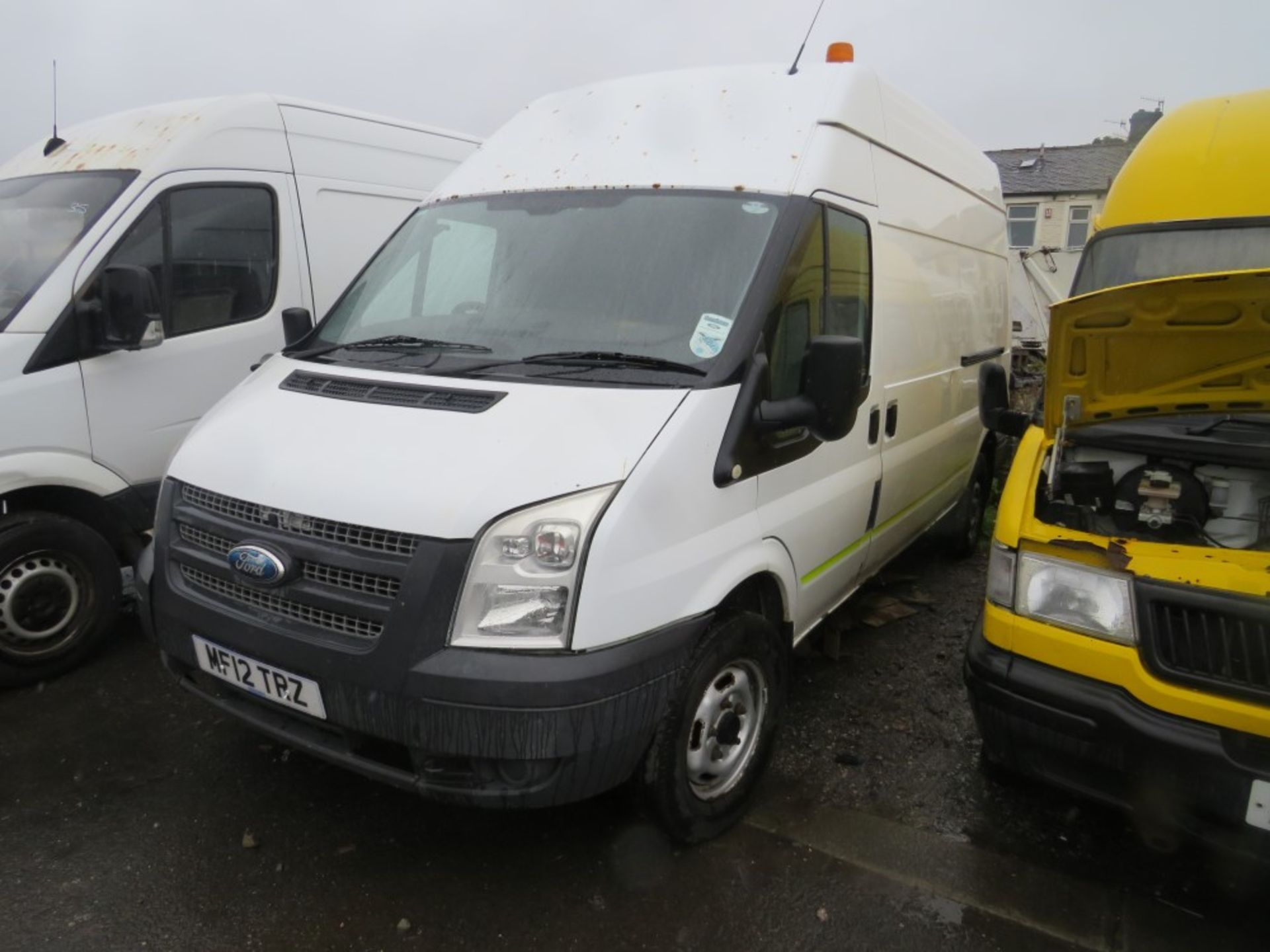 12 reg FORD TRANSIT 125 T350 RWD LWB HI ROOF, 1ST REG 05/12, NO MILEAGE DISPLAYED, V5 HERE, 1 - Image 2 of 4