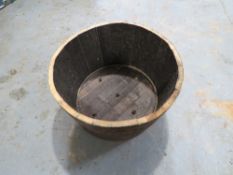 1/2 BARREL WHISKEY TUB [NO VAT]