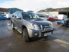 59 reg ISUZU RODEO DENVER MAX D/C PICKUP, 1ST REG 01/10, TEST 01/21, 130366M WARRANTED, V5 HERE, 3