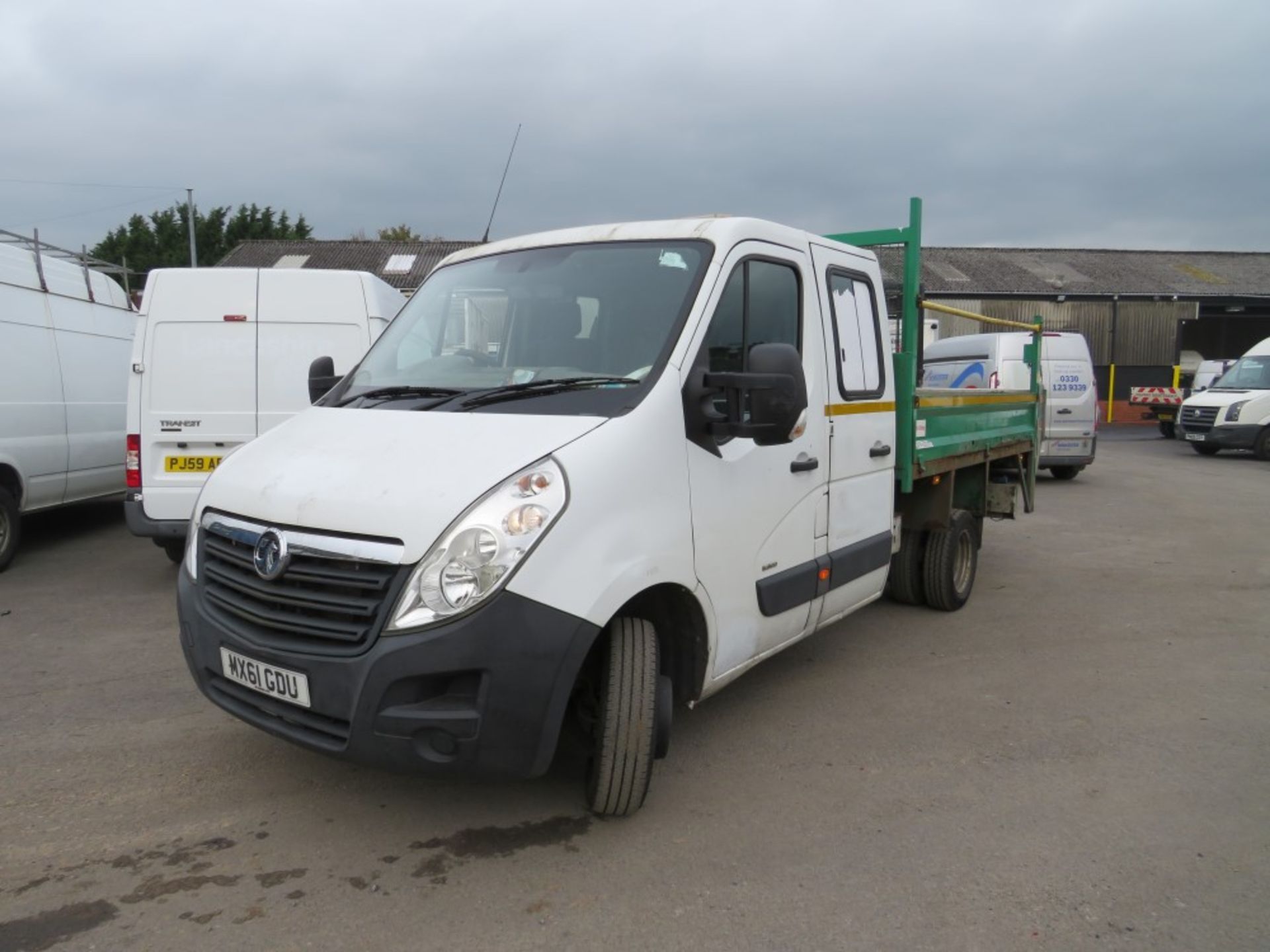 61 reg VAUXHALL MOVANO R4500 L3H1 CDTI DRW TIPPER (DIRECT COUNCIL) 1ST REG 09/11, TEST 02/21, - Image 2 of 5