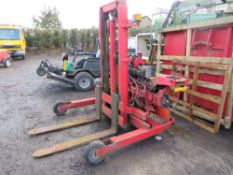 TRUCK REAR MOUNT FORK LIFT (NO KEYS) [NO VAT]