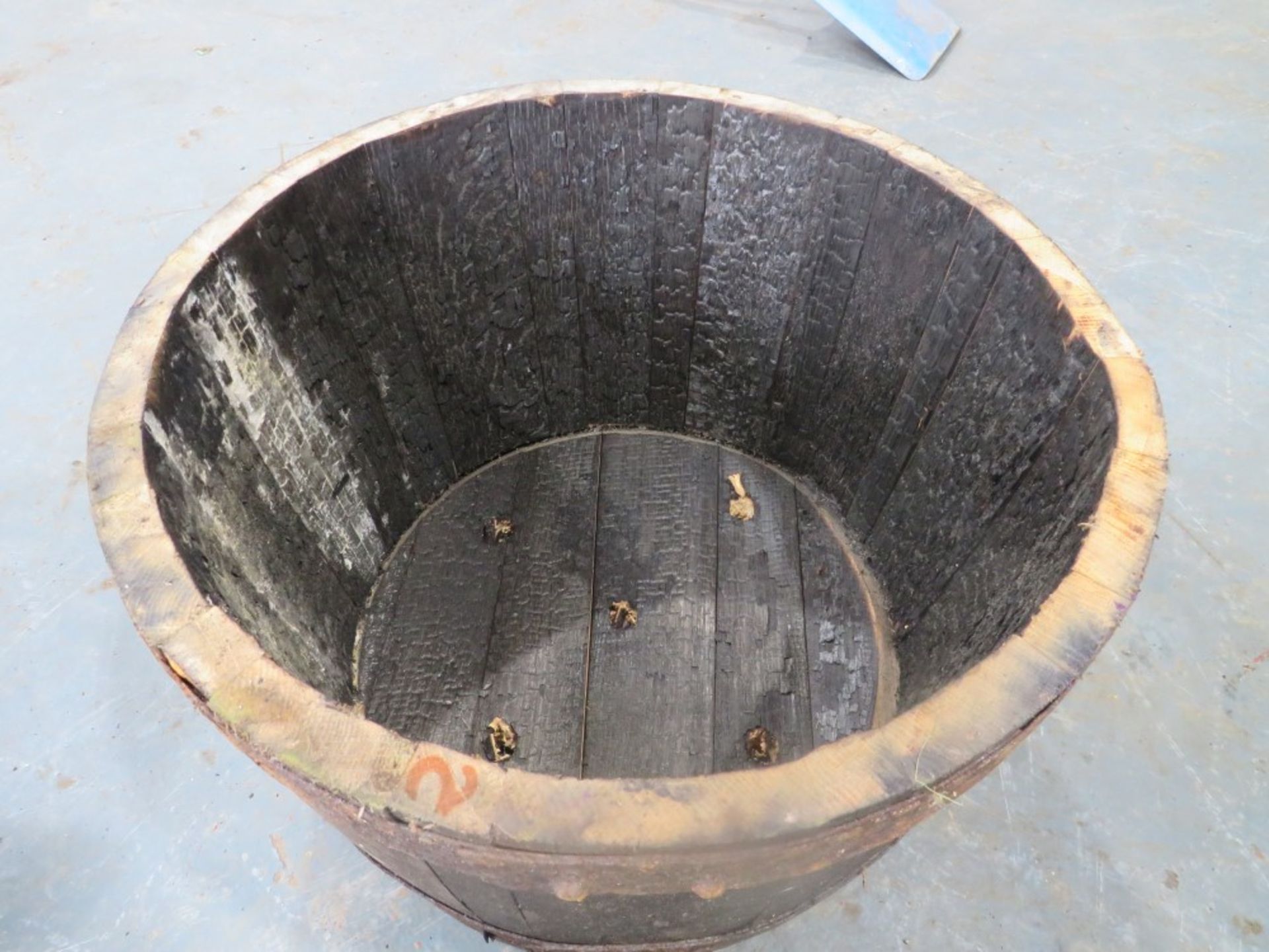 LARGE 1/2 WHISKY BARRELL [NO VAT]