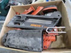 QTY OF PASLODE, DEWALT, HITACHI ETC CORDLESS NAIL GUNS [NO VAT]