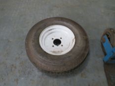 TRAILER WHEEL & TYRE [NO VAT]