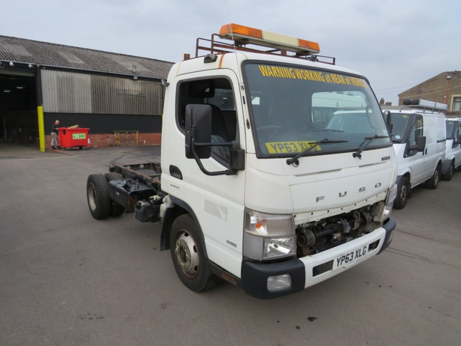 63 reg MITSUBISHI FUSO CANTER 7C18 34 AUTO CHASSIS CAB (DIRECT COUNCIL) 1ST REG 12/13, 95666M, V5