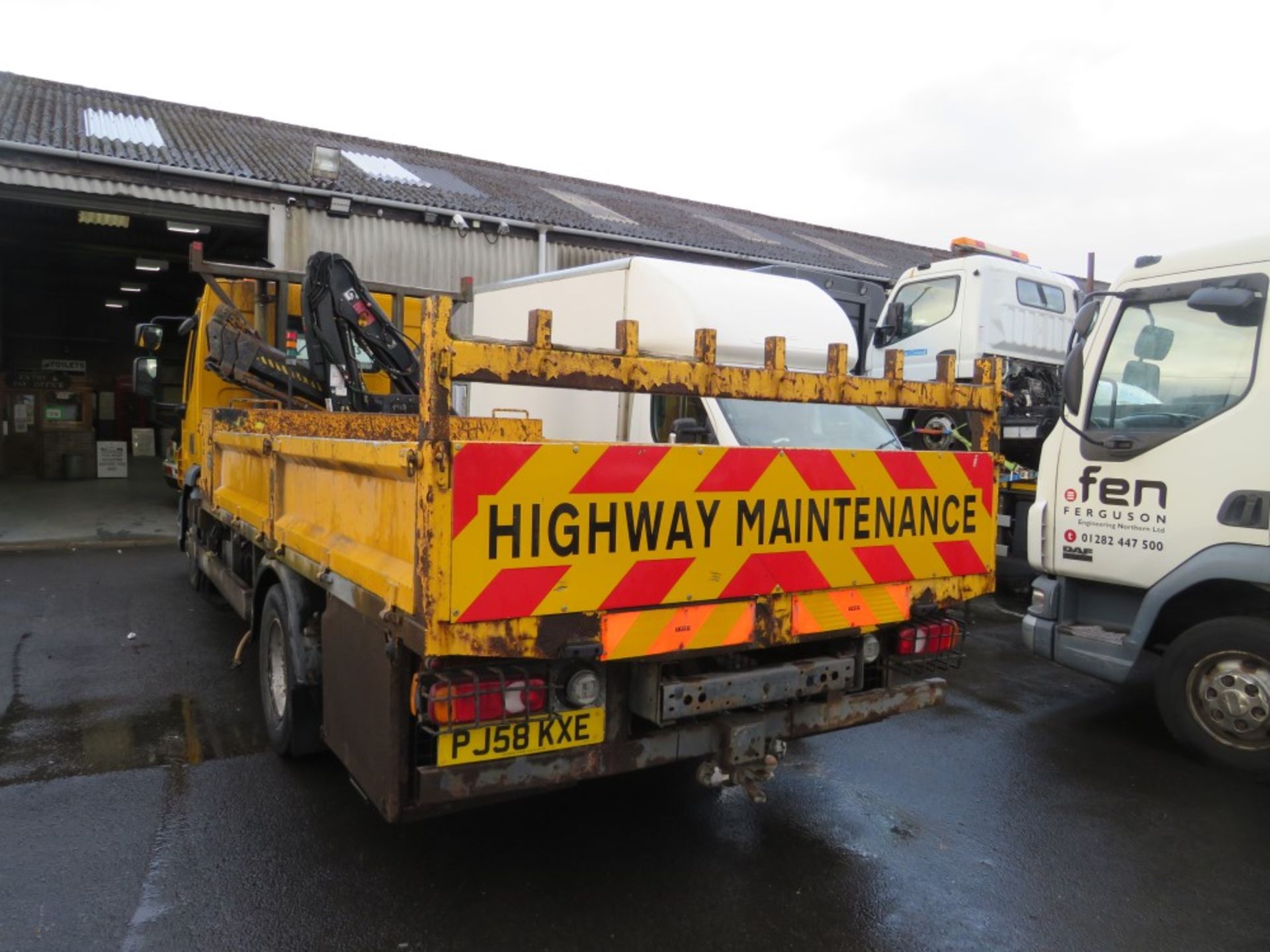 58 reg DAF FA LF45.160 CRANE WAGON (DIRECT COUNCIL) 1ST REG 02/09, 98089M, V5 HERE [+ VAT] - Image 3 of 6