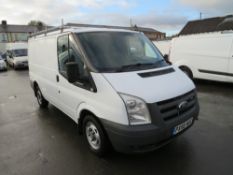 58 reg FORD TRANSIT T280 FWD C/W ROOF RACK, 1ST REG 10/08, 111029M WARRANTED, V5 HERE, 2 FORMER