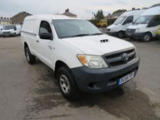 58 reg TOYOTA HILUX HL2 D-4D 4 X 4 S/C (DIRECT ELECTRICITY NW) 1ST REG 11/08, TEST 11/20, 128092M,