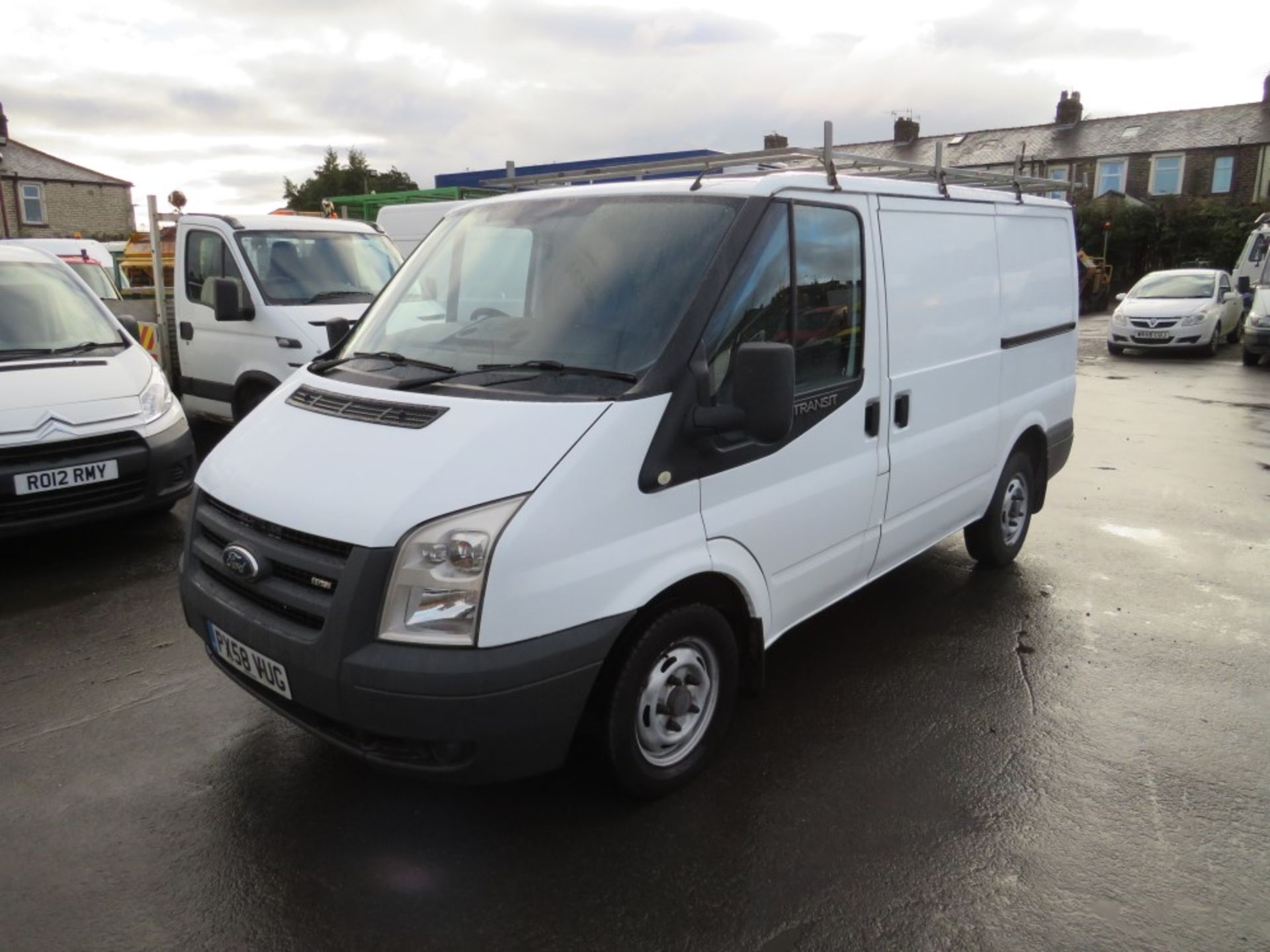 58 reg FORD TRANSIT T280 FWD C/W ROOF RACK, 1ST REG 10/08, 111029M WARRANTED, V5 HERE, 2 FORMER - Image 2 of 5