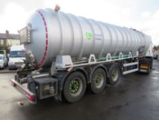 2011 CROSSLAND ARTICULATED 6WHL SLURRY TANKER TRAILER (DIRECT UNITED UTILITIES WATER) [+ VAT]