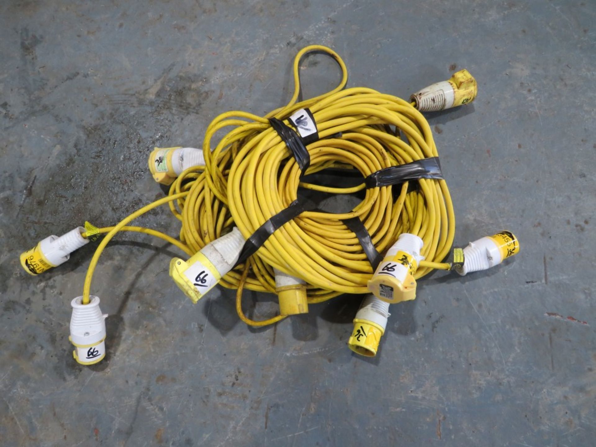 5 X 110V LEADS (DIRECT HIRE CO) [+ VAT]