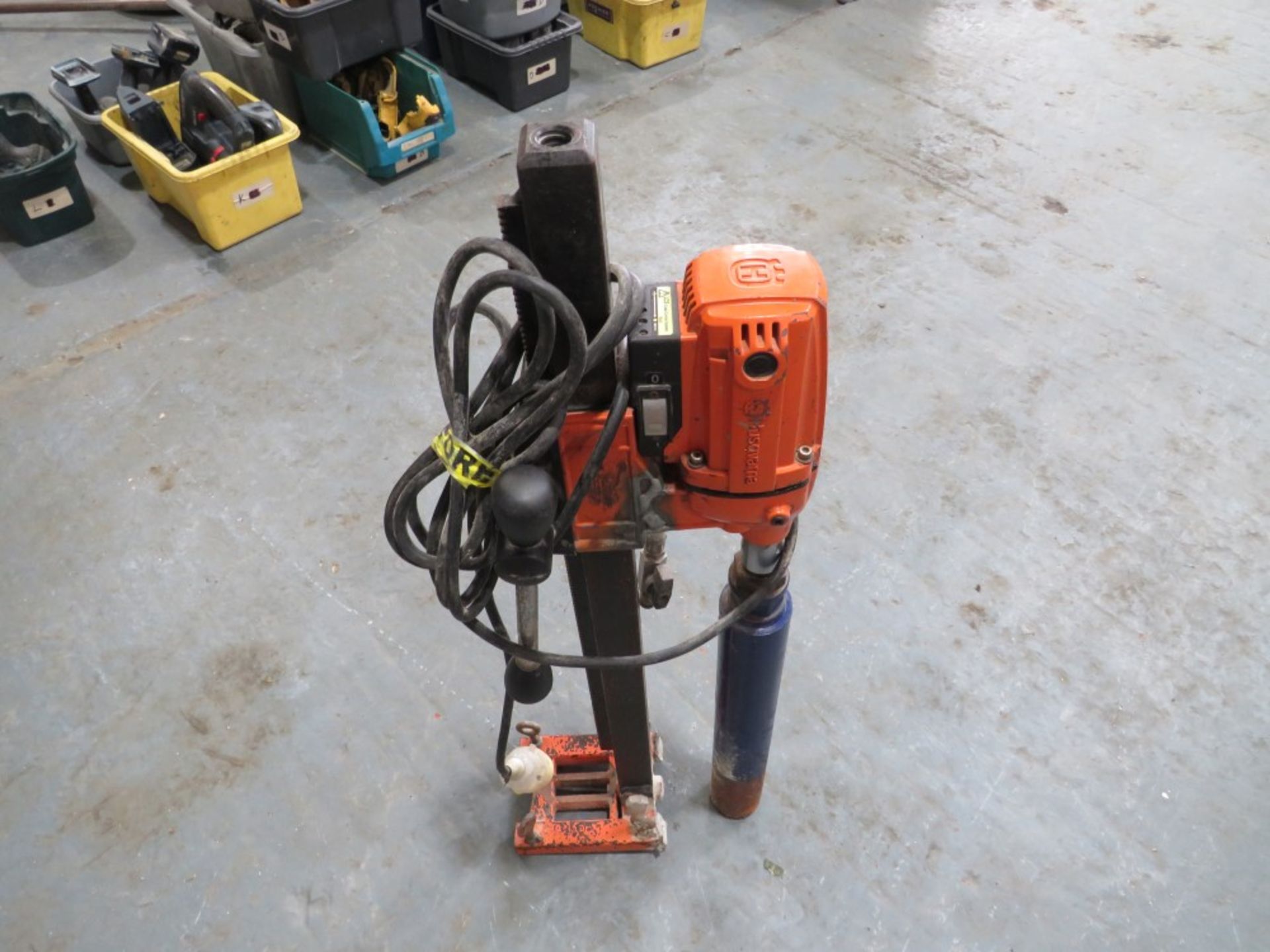 HUSQVARNA DMS160 110V DIAMOND CORE DRILL & STAND [NO VAT]