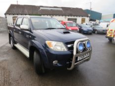 08 reg TOYOTA HILUX HL3 D-4D 4 X 4 D/C, 1ST REG 04/08, TEST 11/20, 61465M, V5 HERE, [NO VAT]