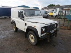 51 reg LAND ROVER DEFENDER 90 TD5 (DIRECT COUNCIL) 1ST REG 09/01, TEST 01/21, 114831M, V5 HERE