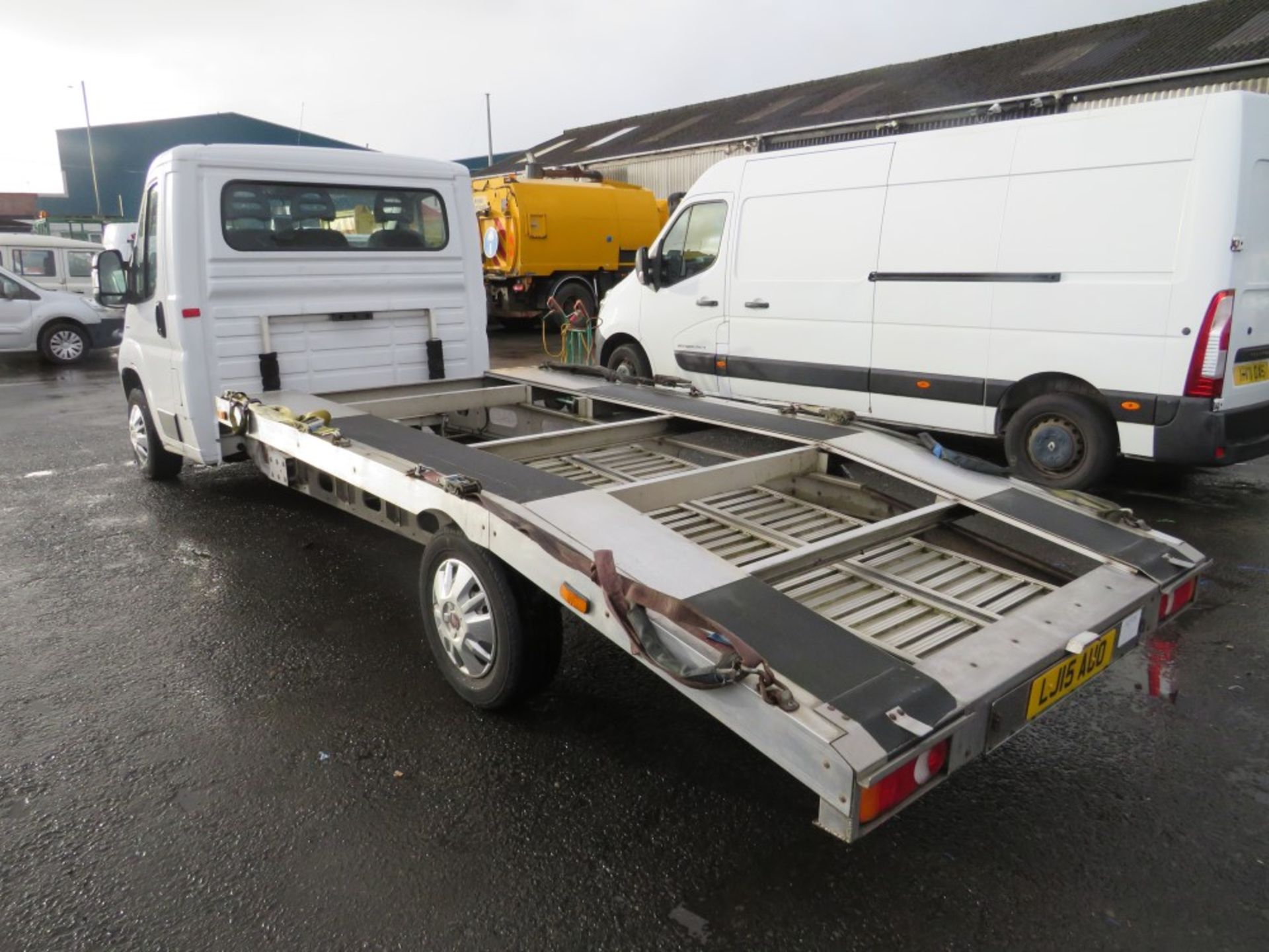 15 reg FIAT DUCATO 35 MULTIJET MWB 130 CAR TRANSPORTER (RUNS BUT ENGINE ISSUES) 1ST REG 05/15, - Image 3 of 5