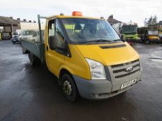 59 reg FORD TRANSIT 115 T350M RWD DROPSIDE (DIRECT COUNCIL) 1ST REG 02/10, TEST 02/21, 81846M, V5