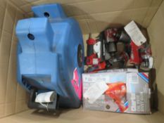 RIVET GUN, 4 x IMPACT WRENCES, MINI AIR DIE GRINDER, AIR HOSE REEL [+ VAT]