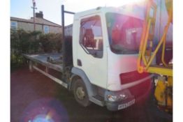 53 reg DAF FA LF45.150 7.5 TON FLAT BED, 1ST REG 02/04, NO V5, NO DOCUMENTS [NO VAT]