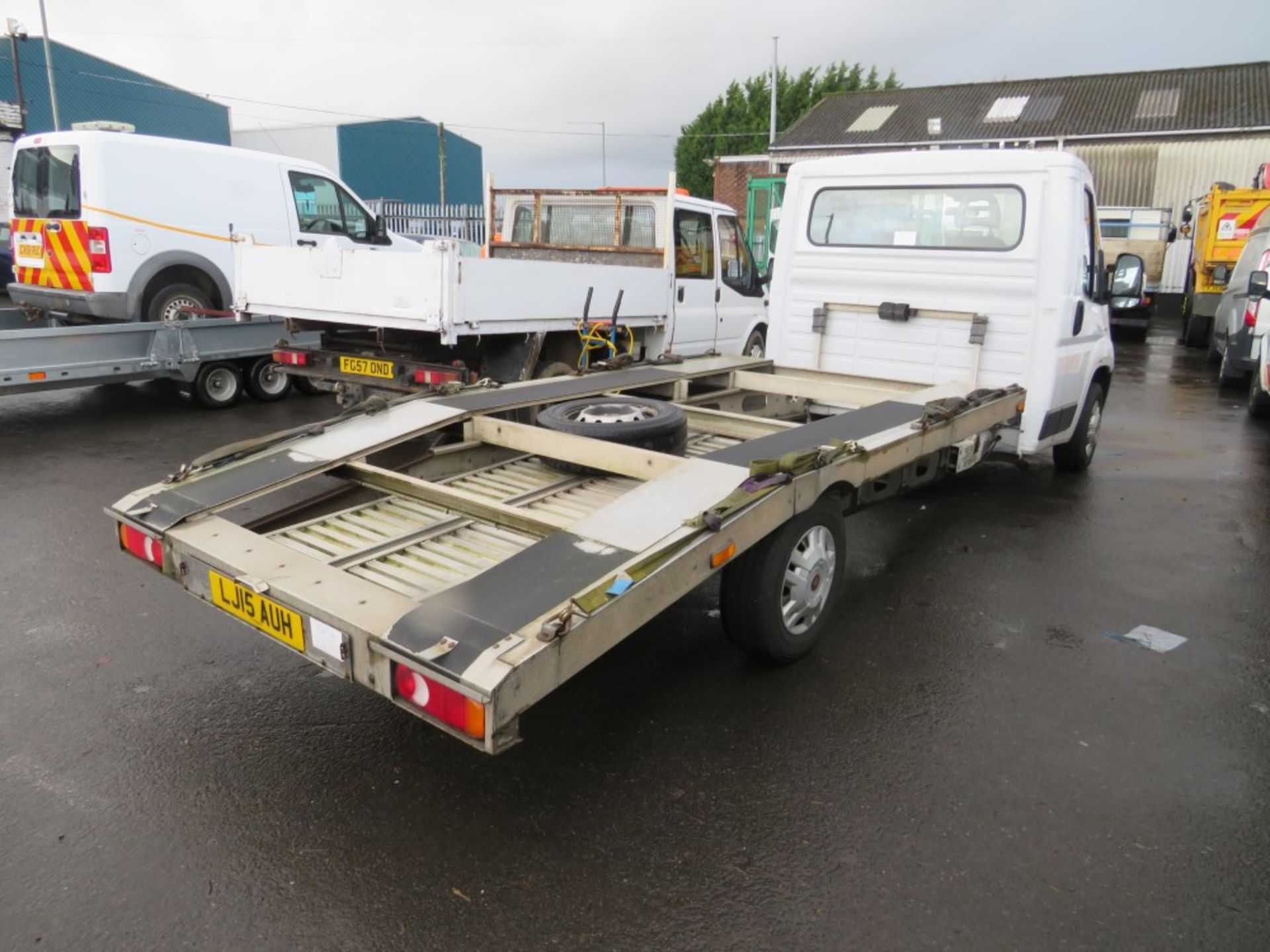 15 reg FIAT DUCATO 35 MULTIJET MWB 130 CAR TRANSPORTER (NON RUNNER) 1ST REG 06/15, 221706M - Image 4 of 5